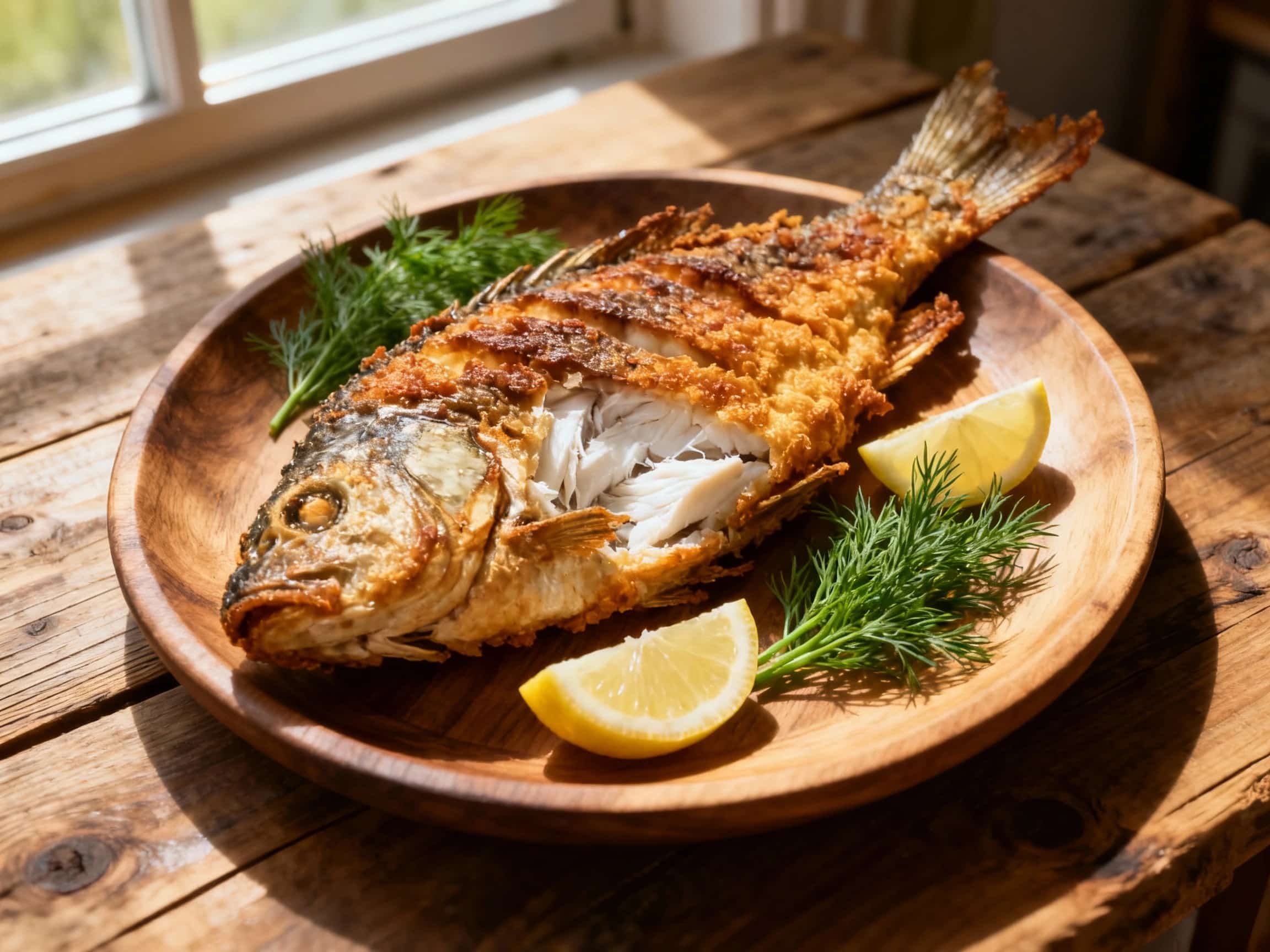 Traditional Czech Fried Carp