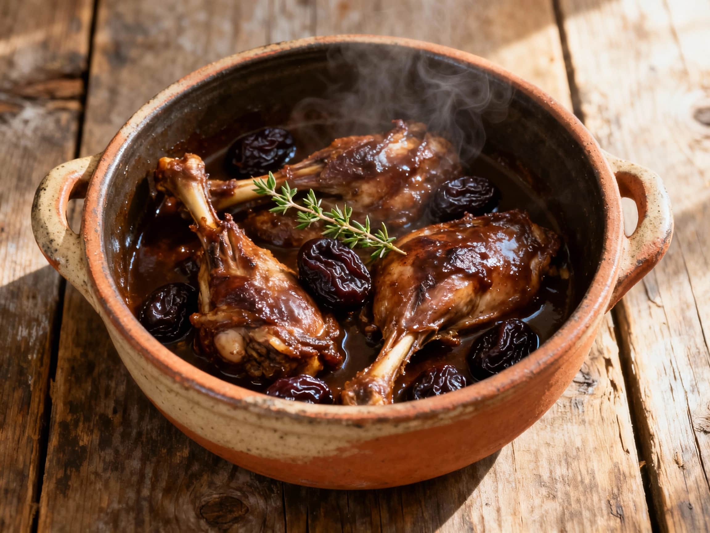 Rabbit Stew with Prunes