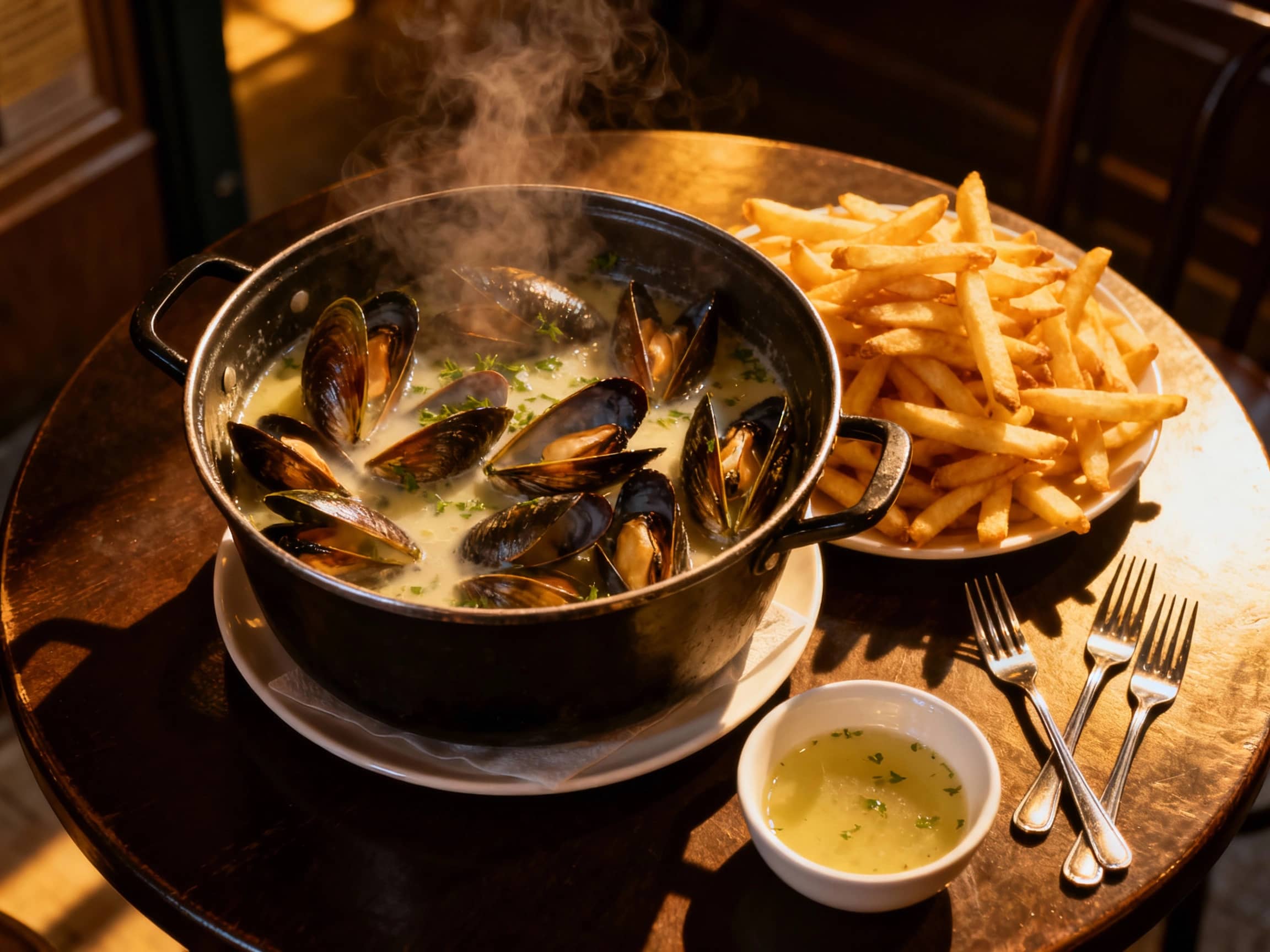 Mussels with Fries