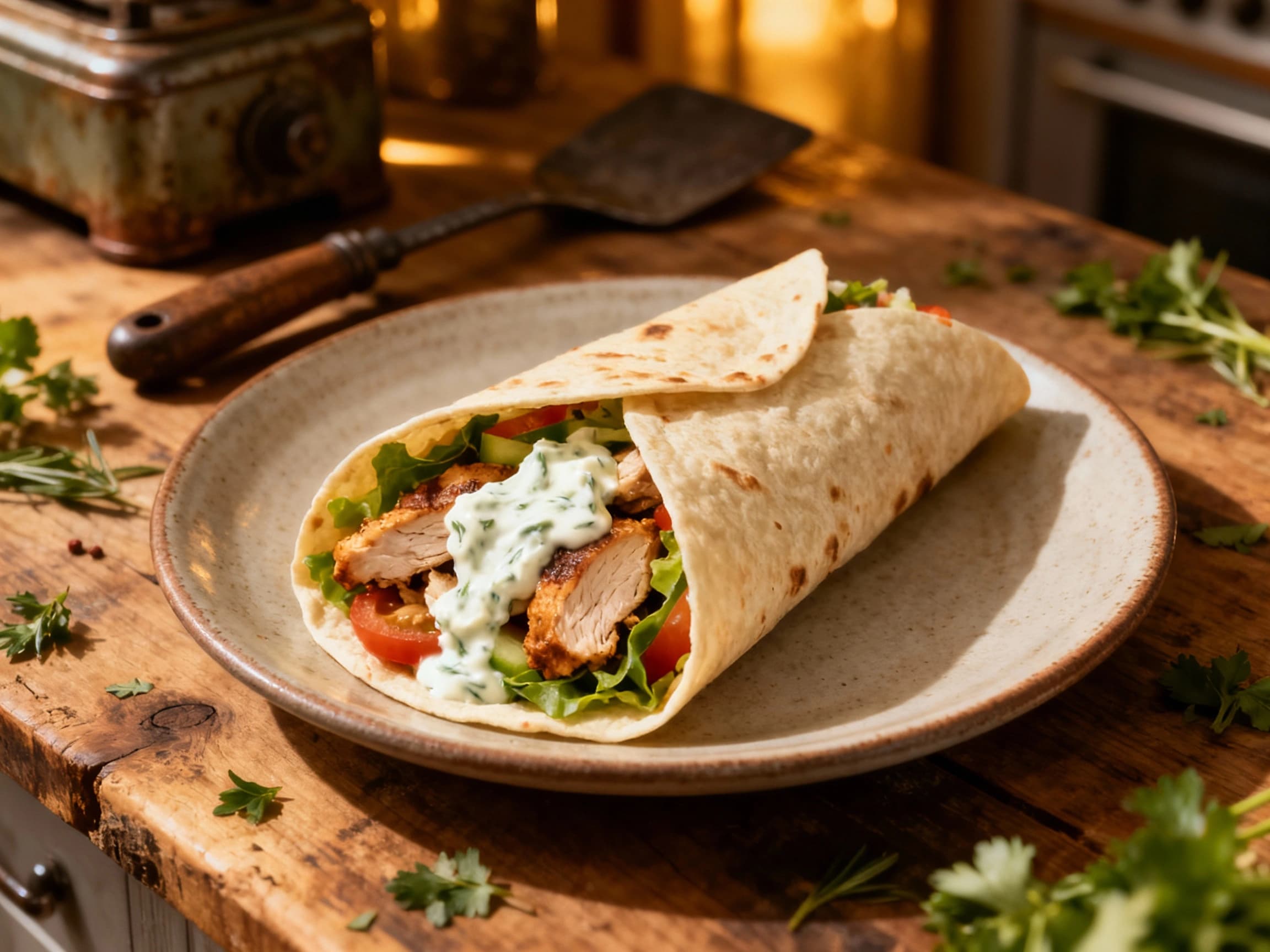 Classic Chicken Gyro Wrap