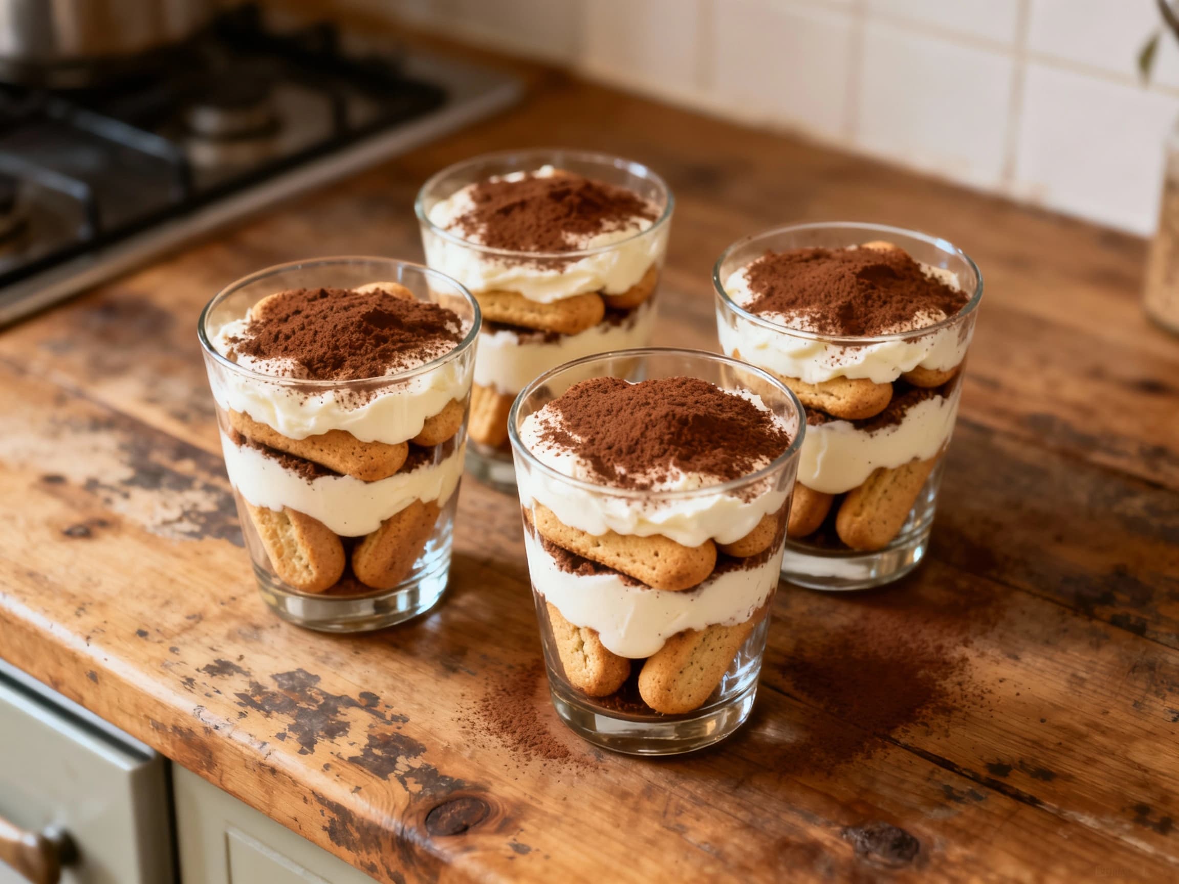 Individual Tiramisu Parfaits