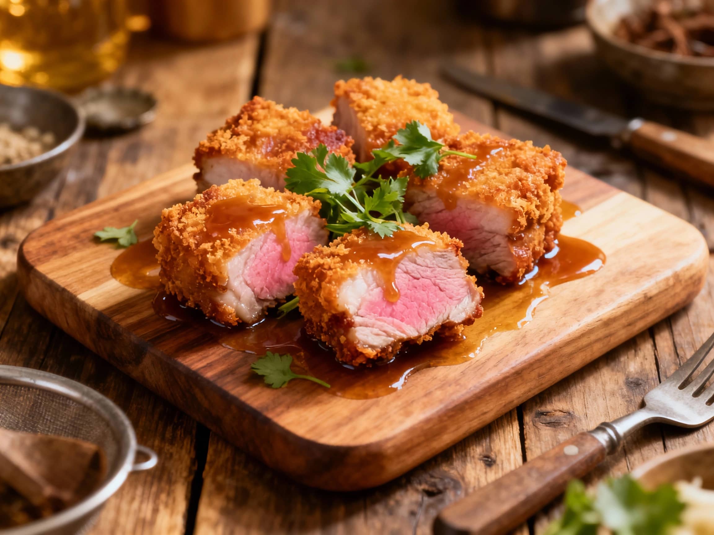 Tender, caramelized pork belly bites glisten under warm light, piled high on a white plate, promising a rich, savory experience reminiscent of classic Dongpo pork.