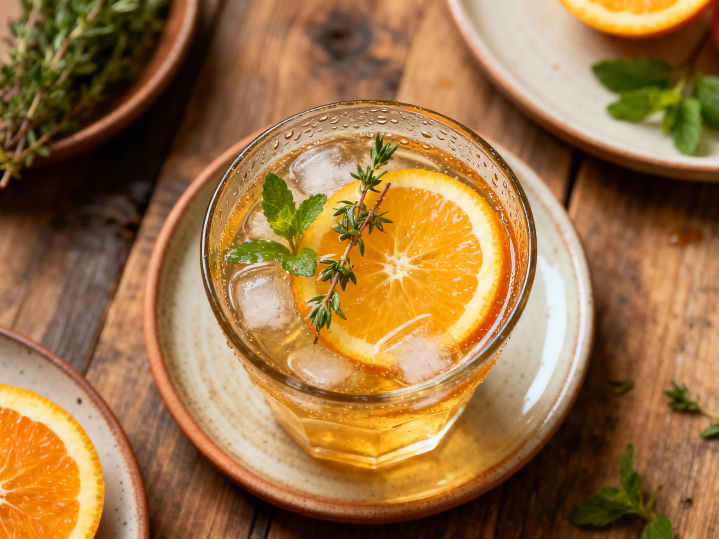 Chill and Citrus Uzvar Refresher