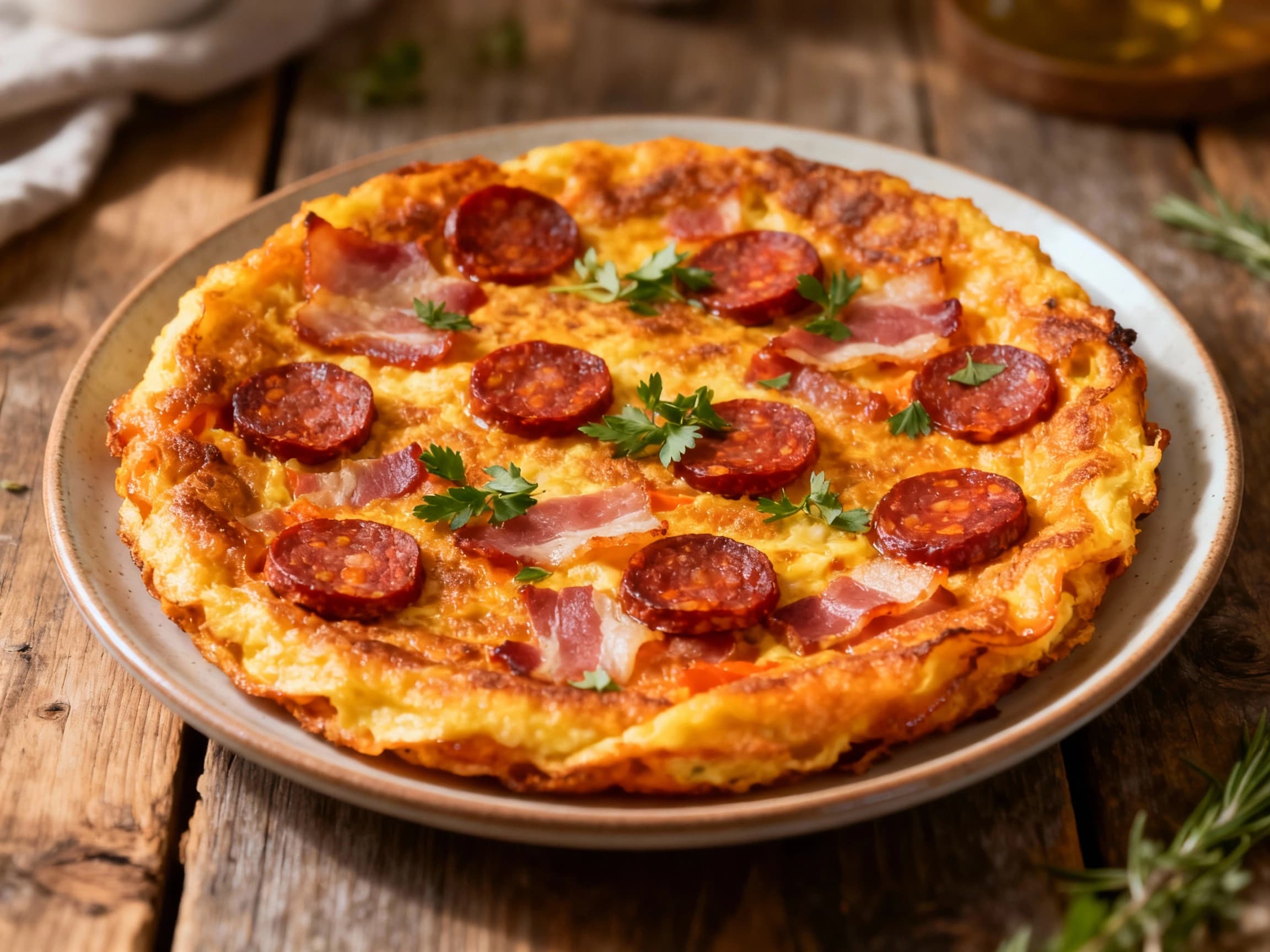 Chorizo and Panceta Tortilla Española