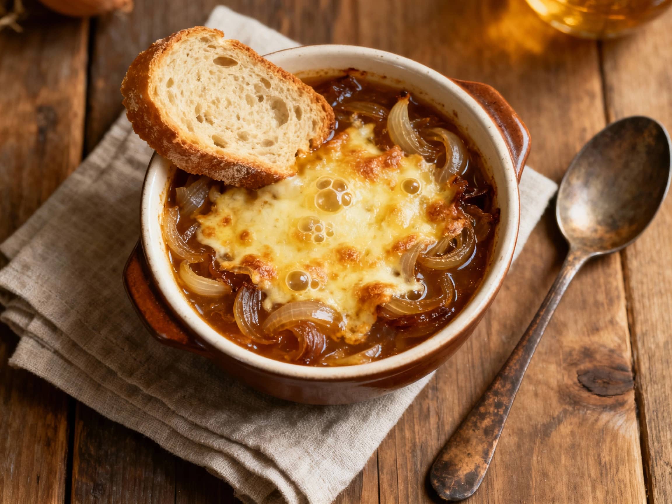 Classic French Onion Soup Gratinée - Image 1