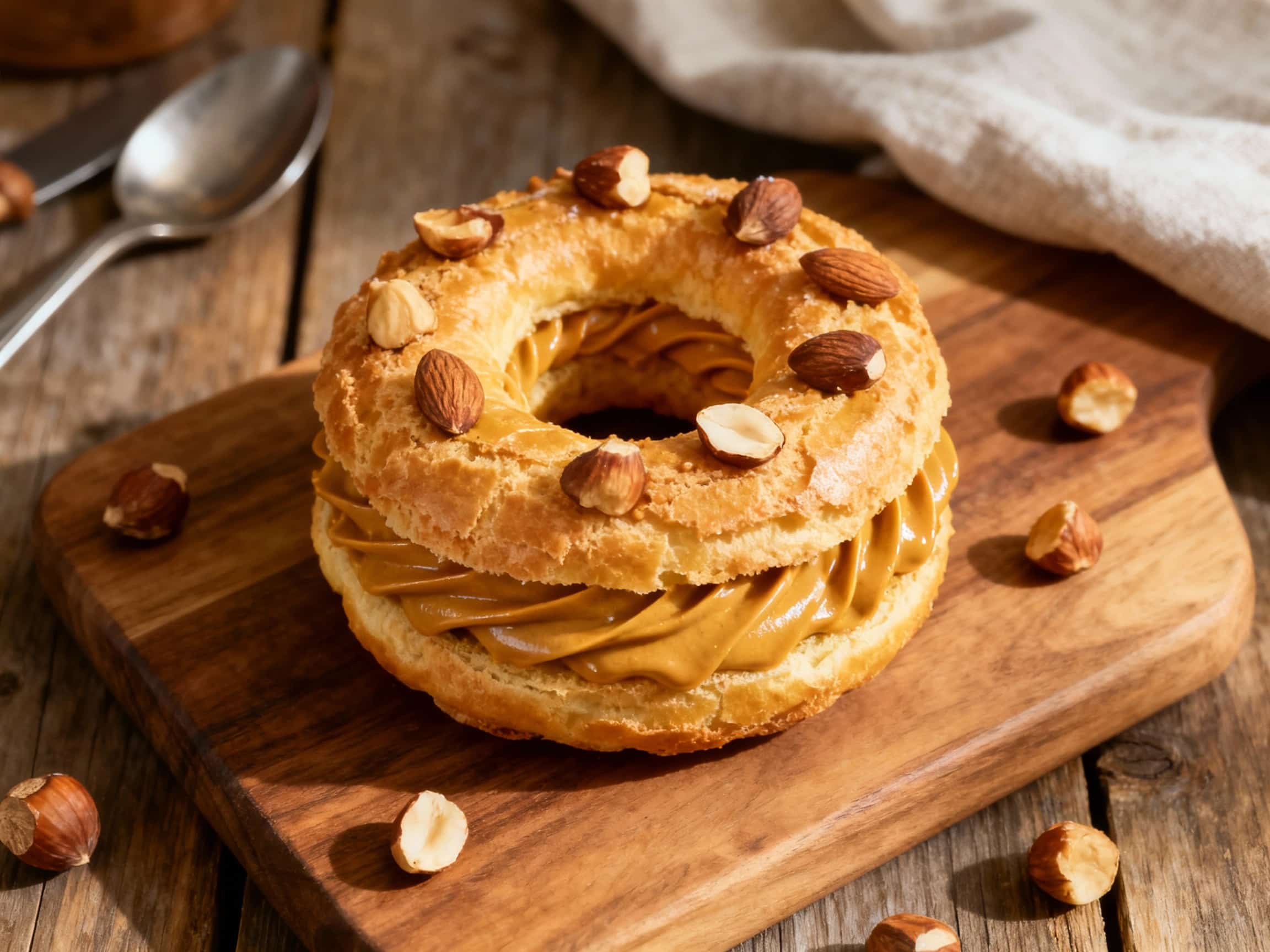Classic Paris-Brest with Hazelnut Praline Cream