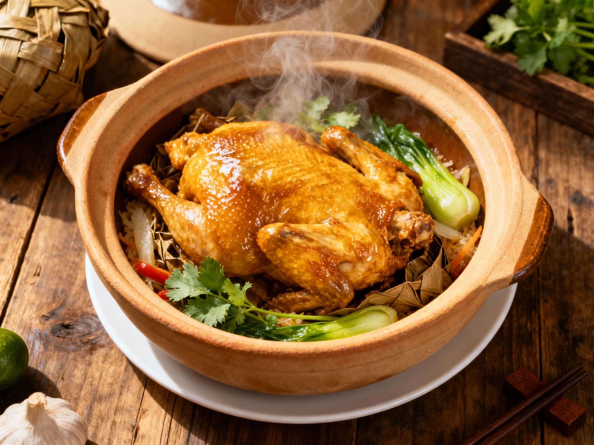 Individual Beggar's Chicken Clay Pot Bakes