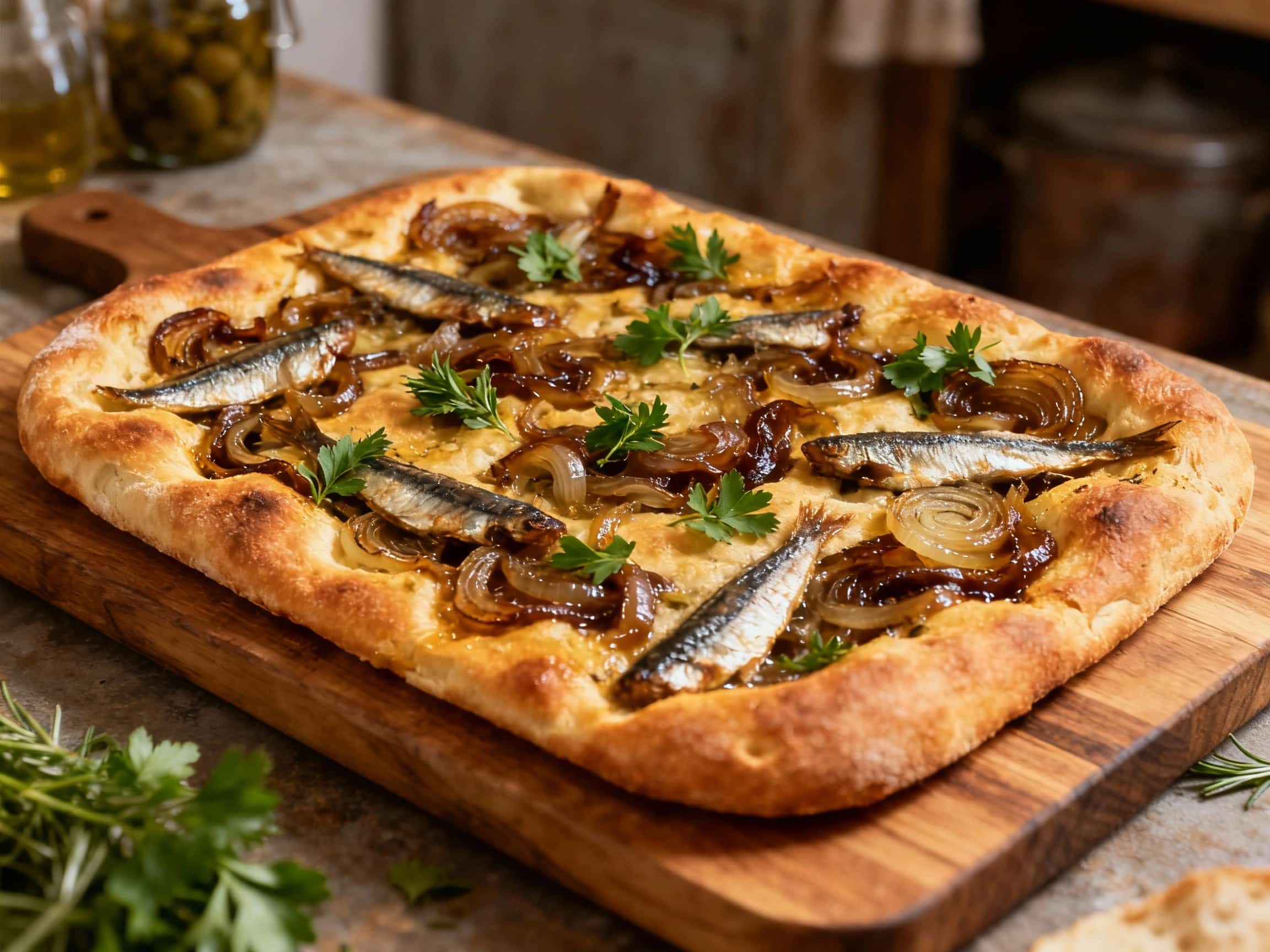 Mediterranean Pissaladière Focaccia