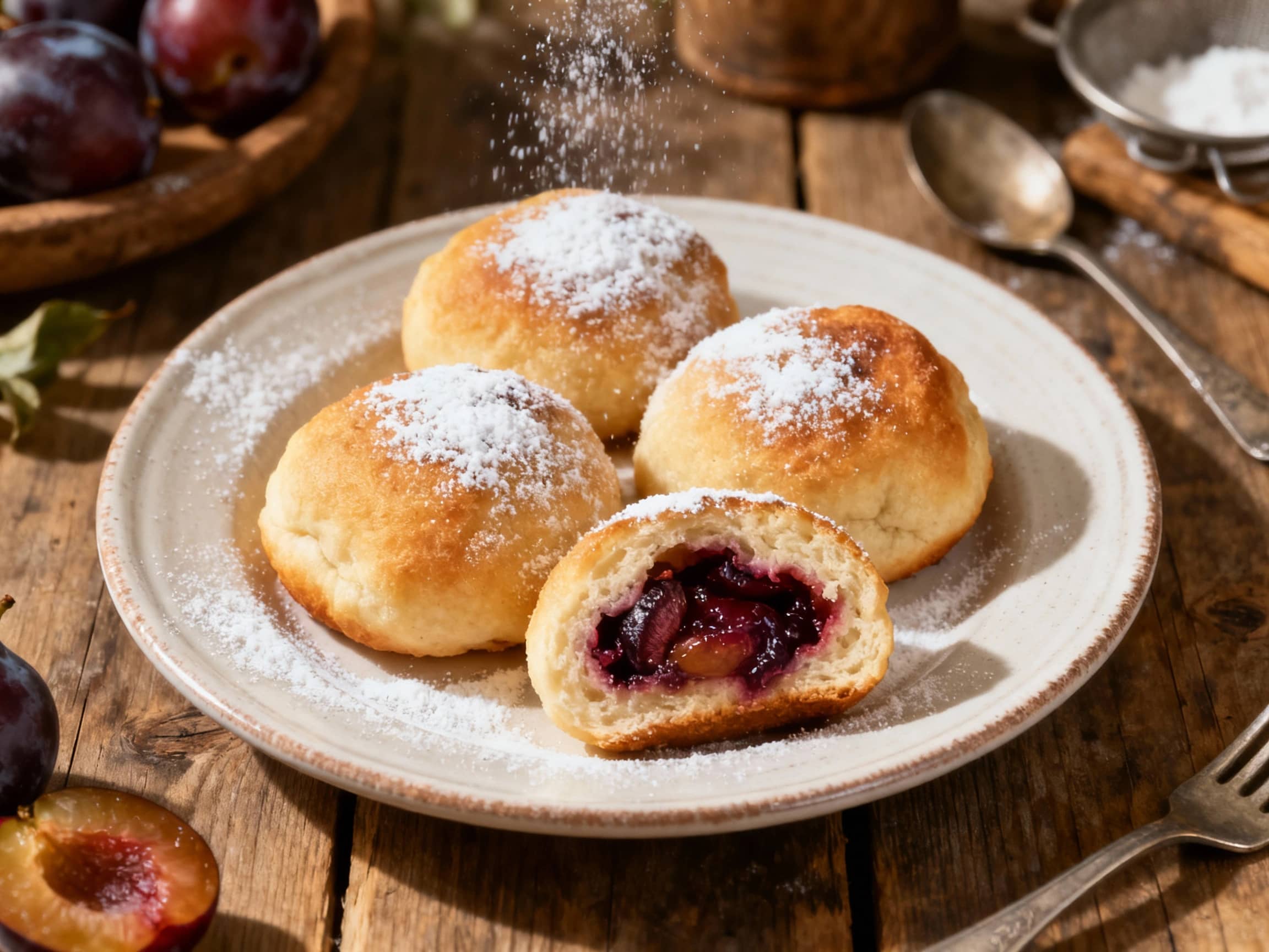 Moravian Plum Dumplings (Yeast Dough) - Image 1