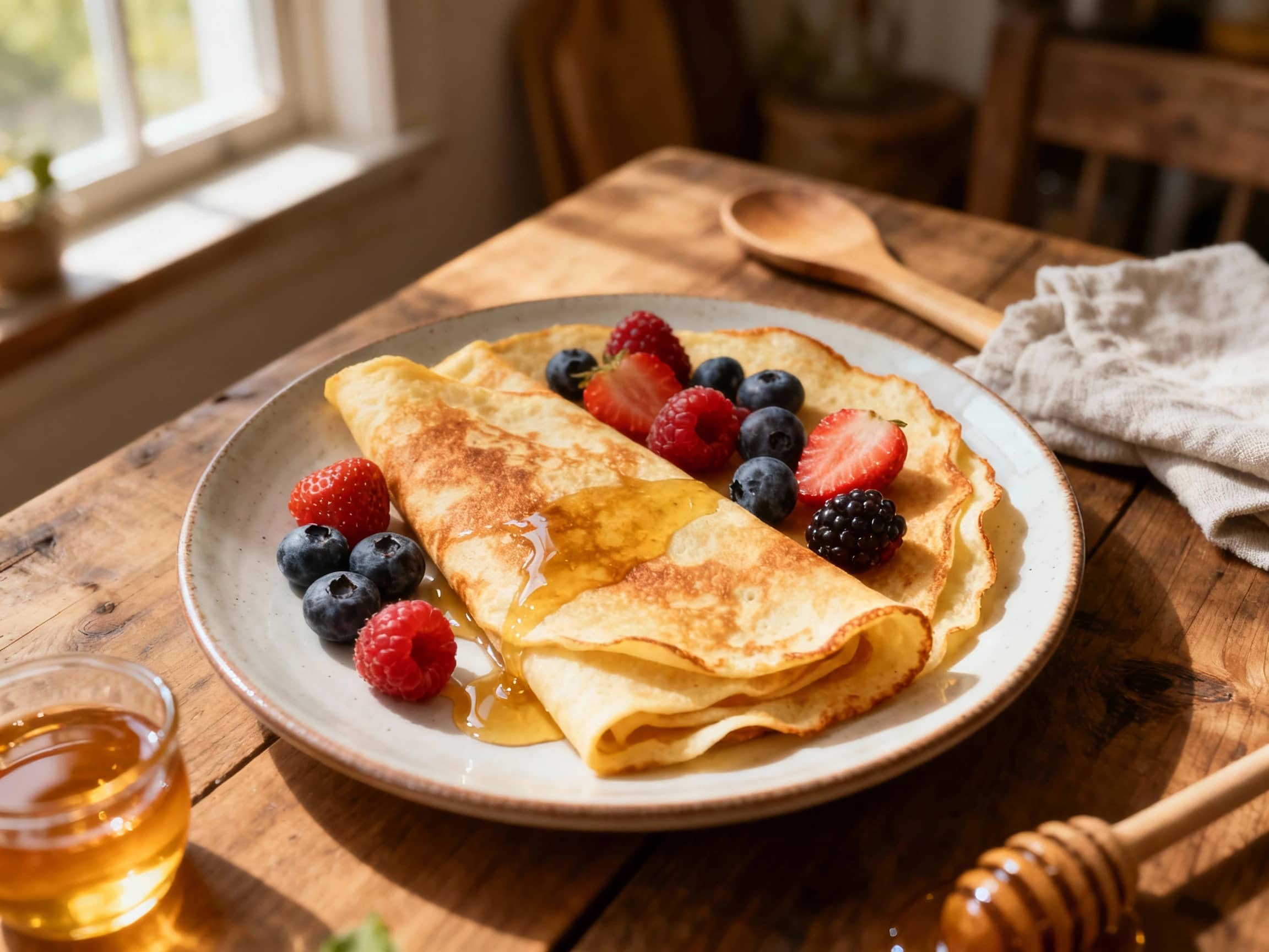 No-Egg Crêpes for Quick Breakfast - Image 1