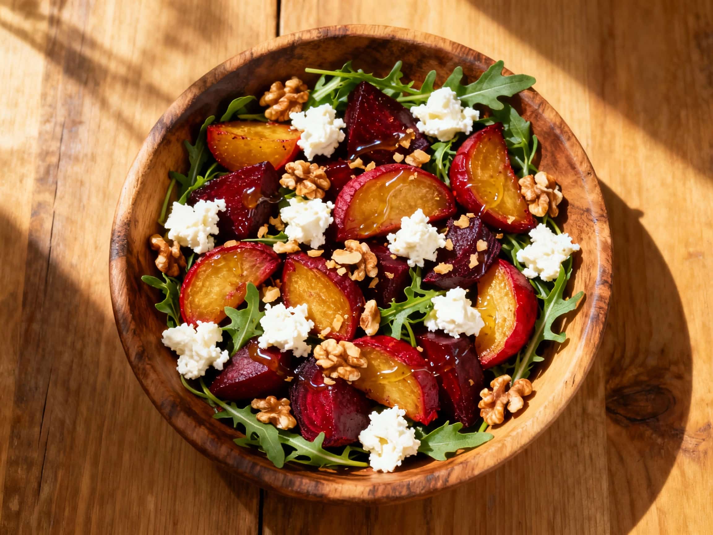 Roasted Beet and Goat Cheese Salad
