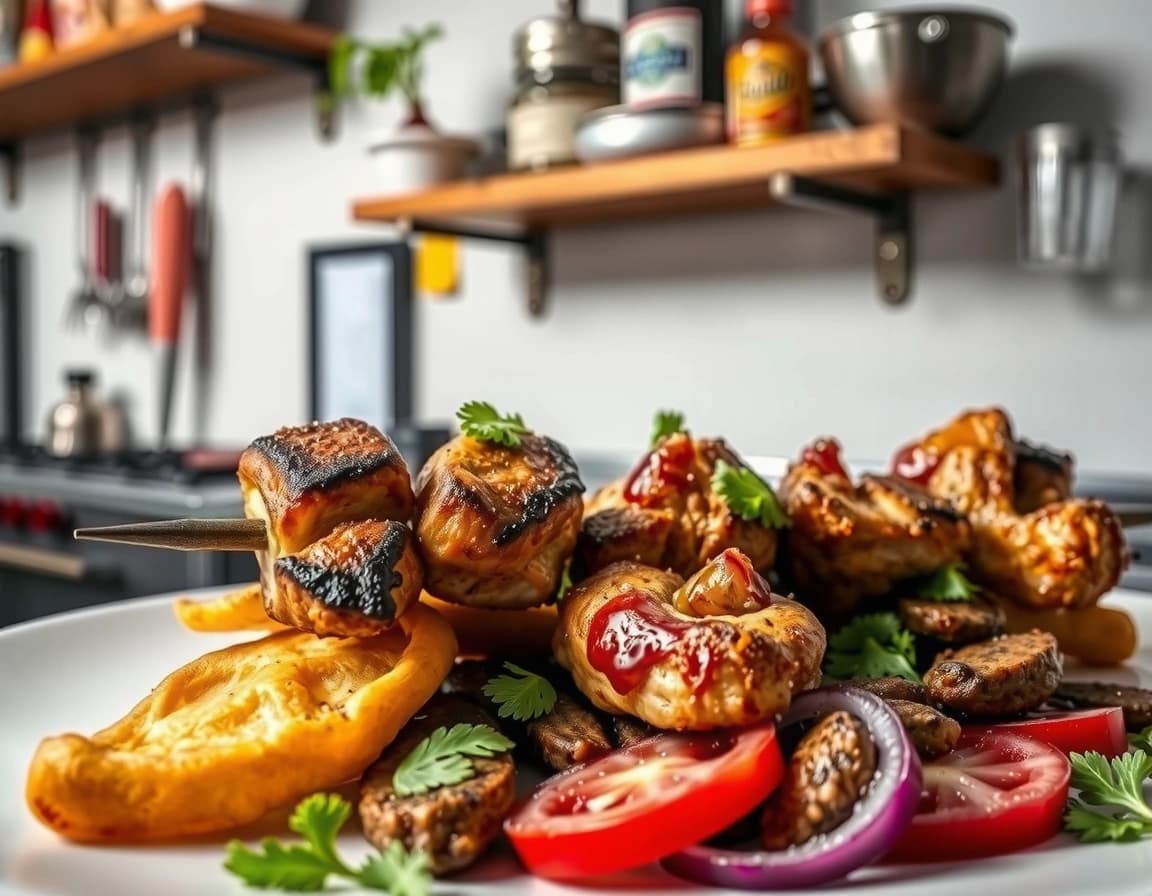 Chicken Shawarma-Style Doner Kebab - Image 1