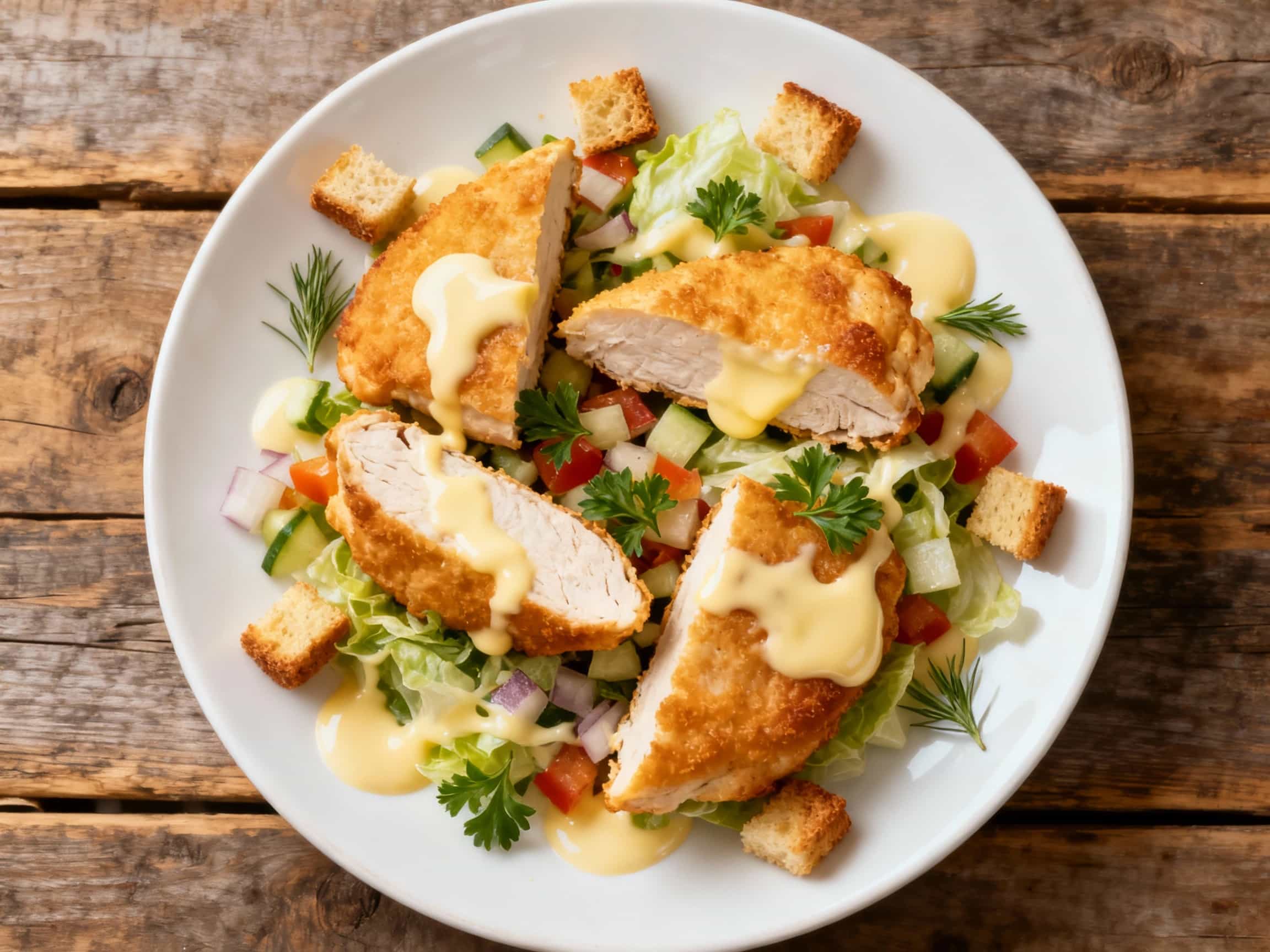 Deconstructed Chicken Kyiv Salad - Image 2