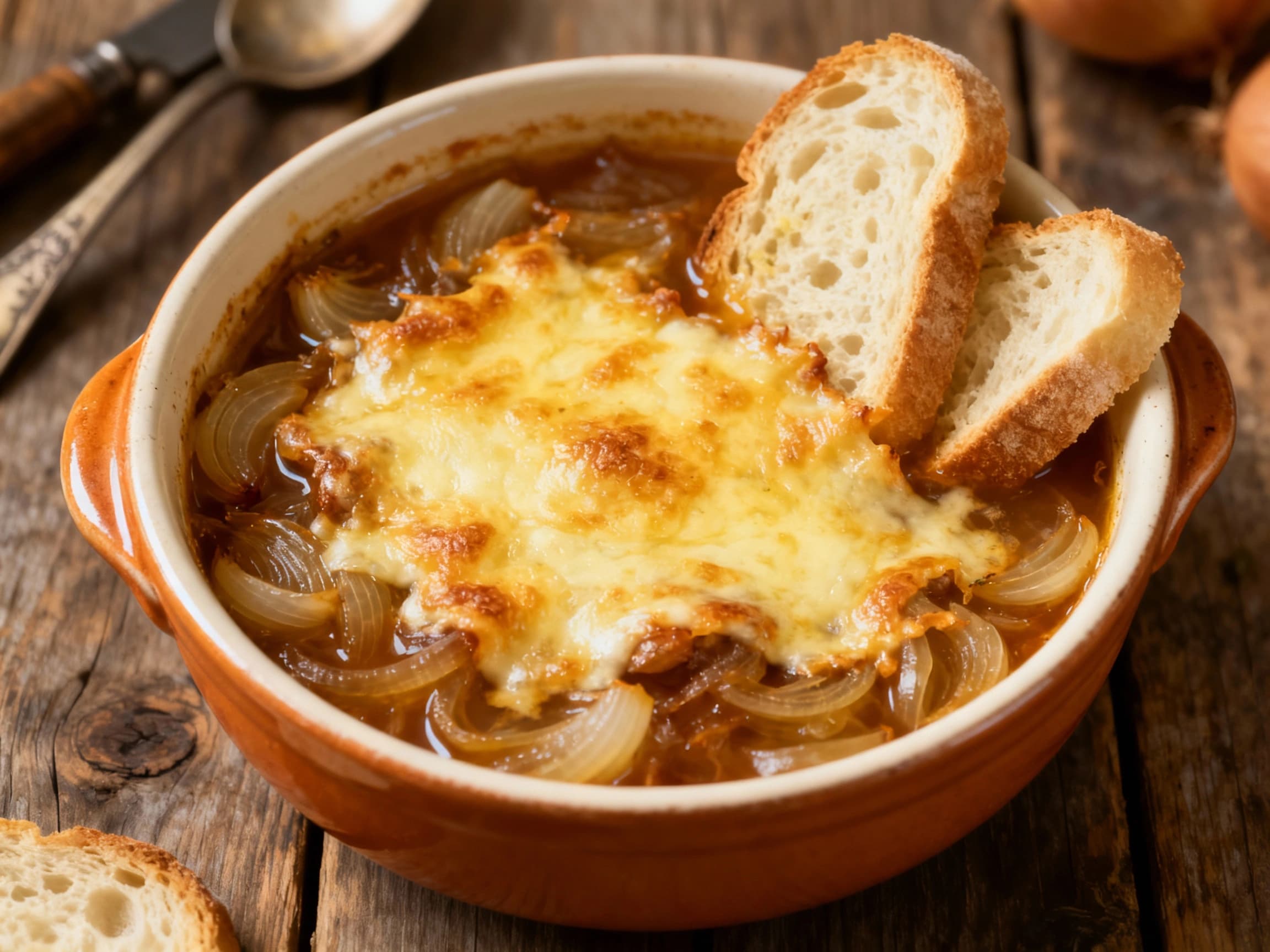 Classic French Onion Soup Gratinée - Image 1