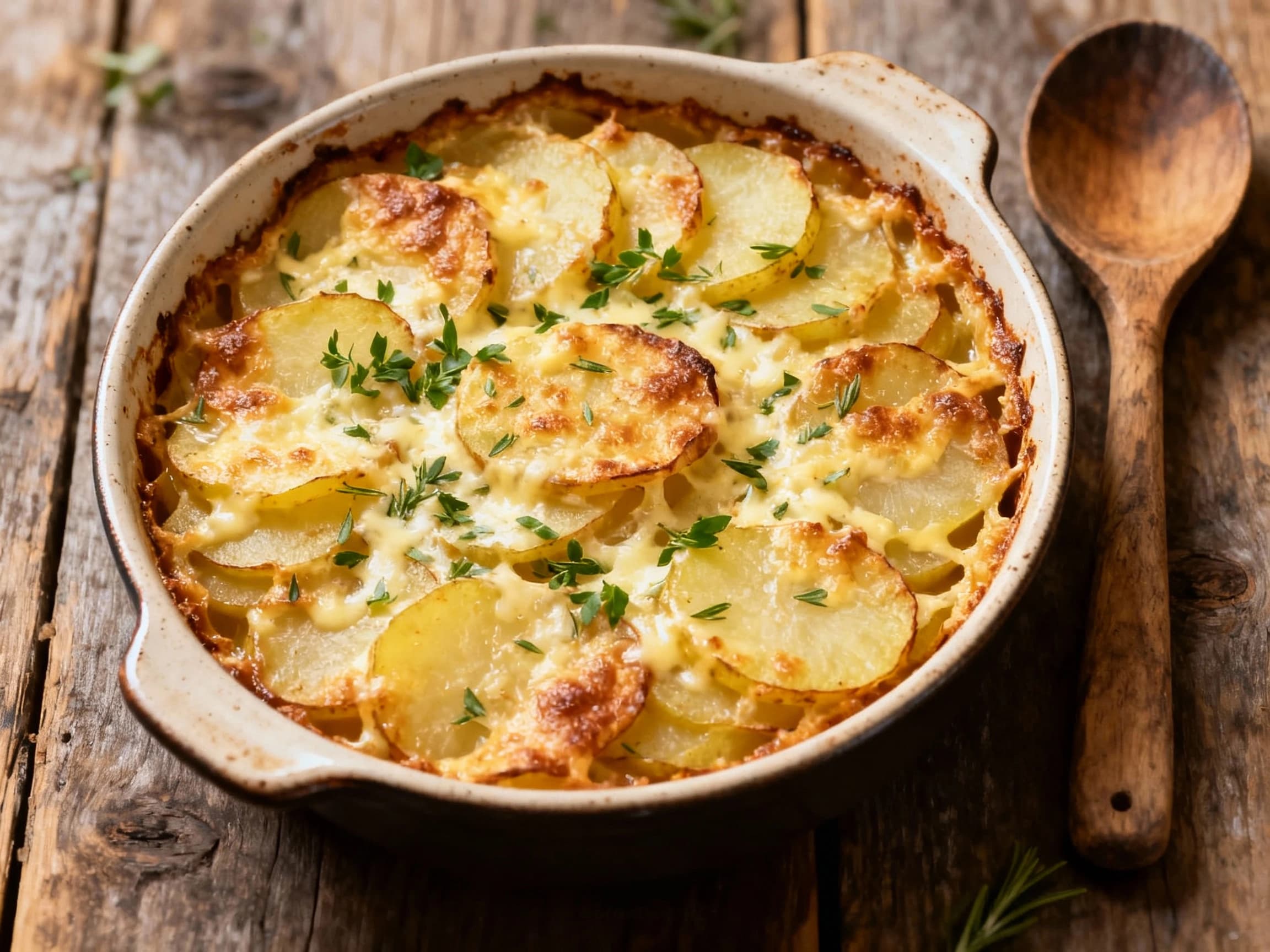 Herbed Gratin Dauphinois with Gruyere - Image 1