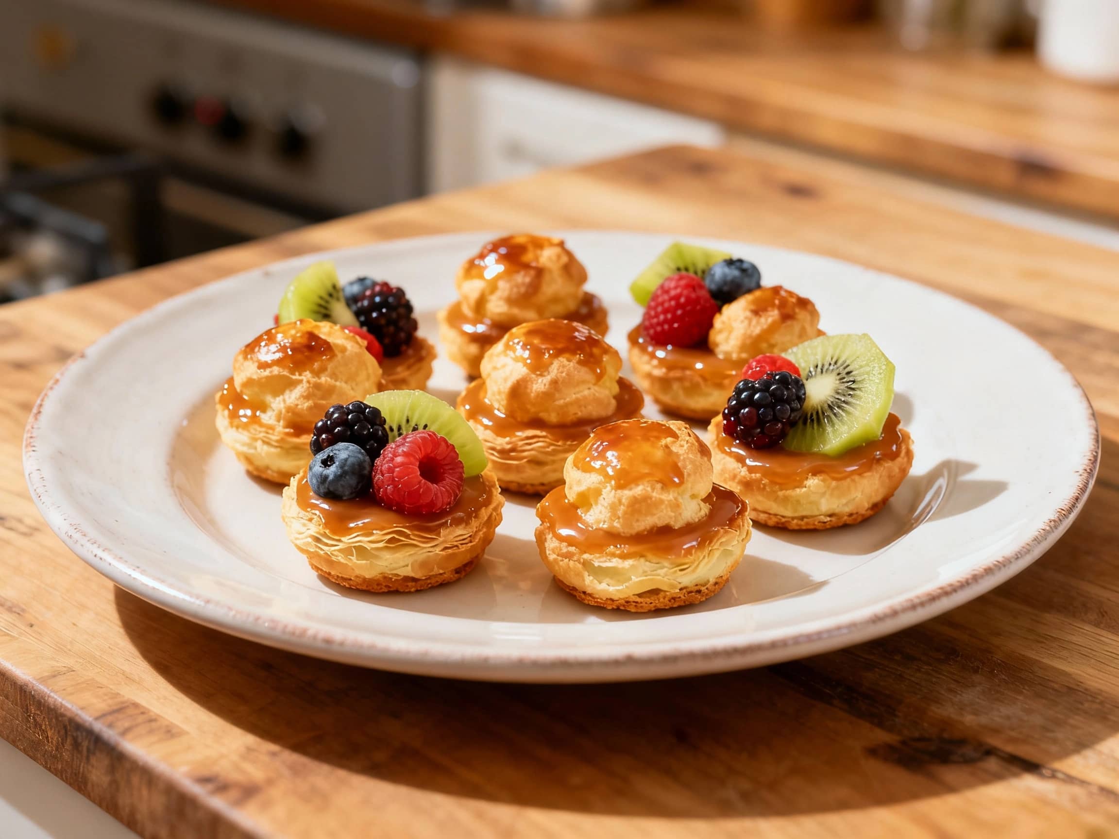 Mini Fruit Saint-Honoré Bites