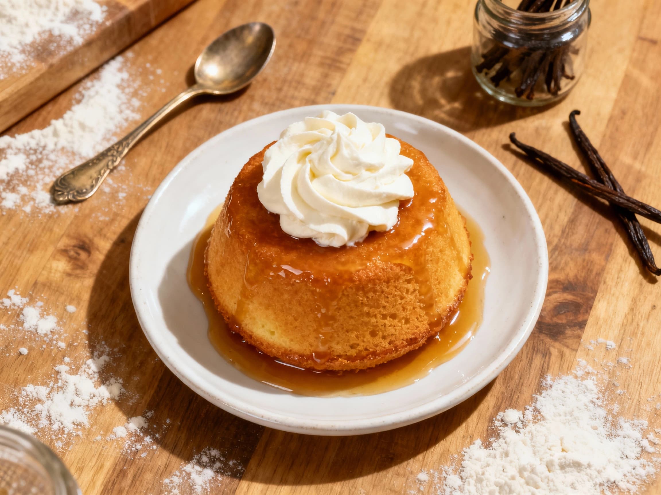 Classic Baba au Rhum with Vanilla Bean Chantilly - Image 1