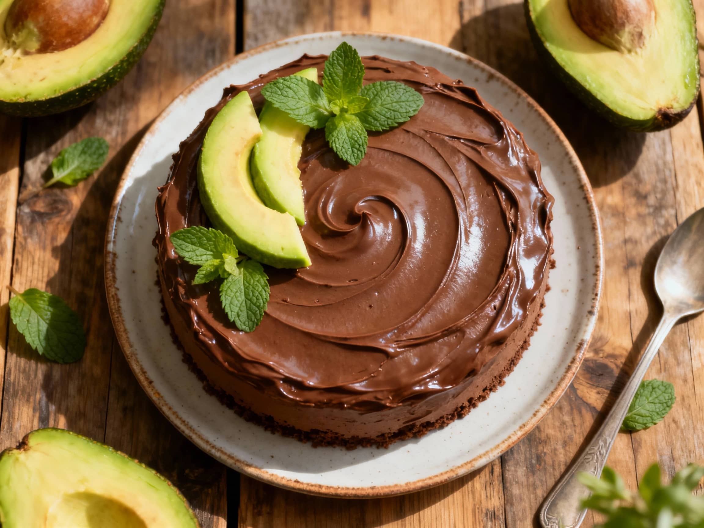 Vegan Avocado Chocolate Mousse (No-Bake)