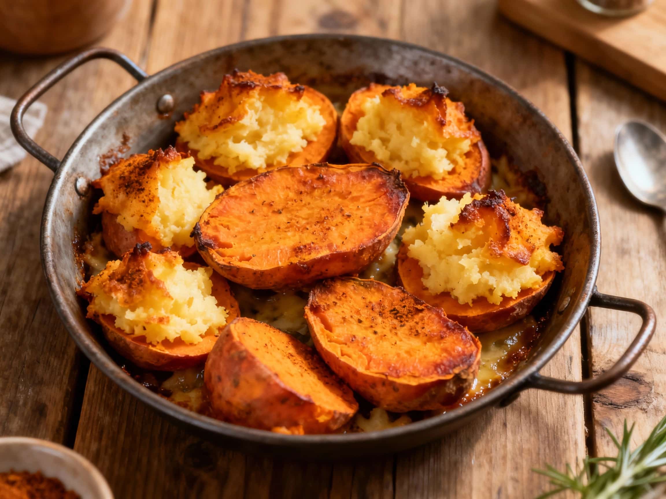 Spiced Sweet Potato Dauphine