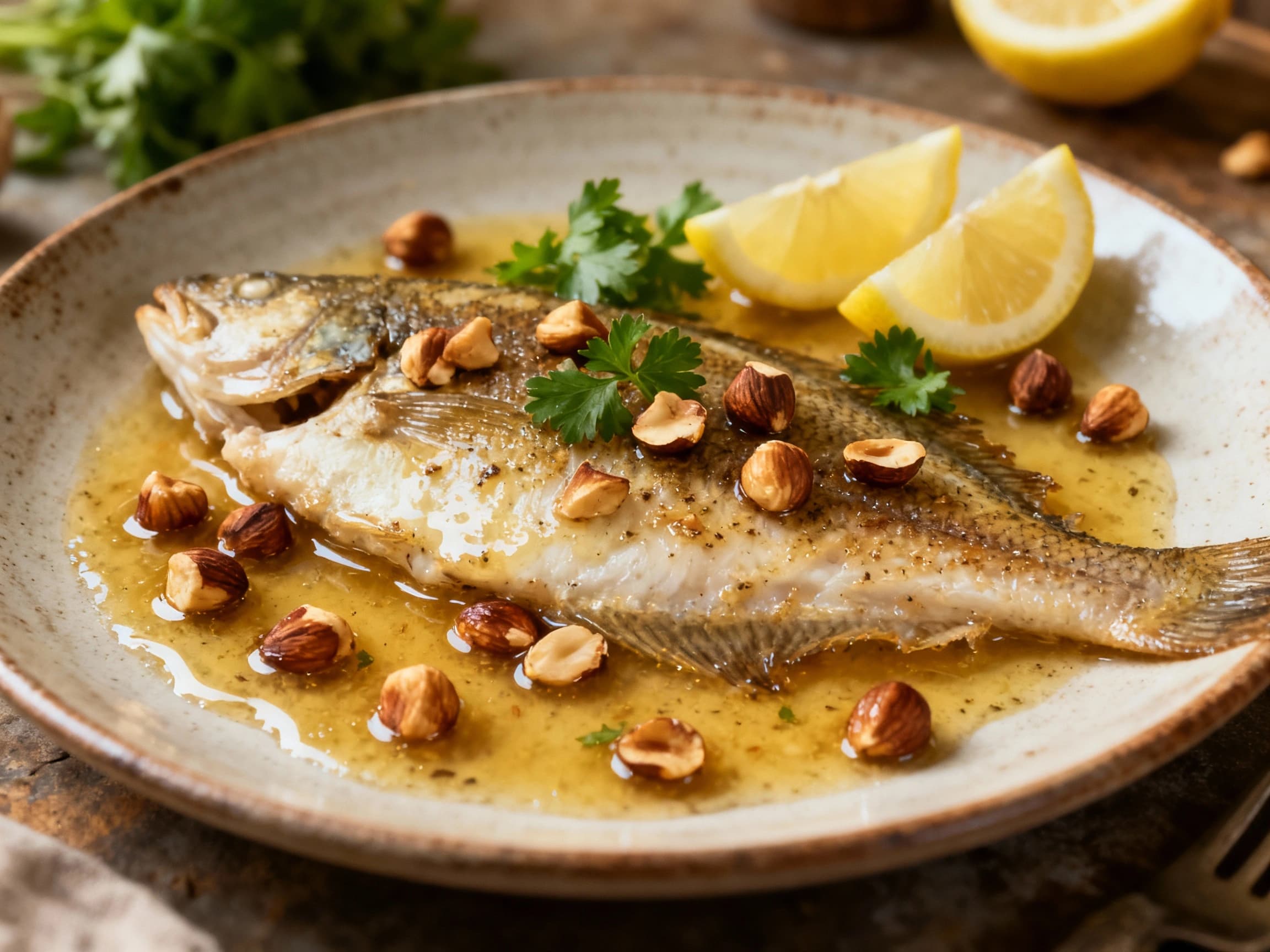 Sole Meunière with Toasted Hazelnut Brown Butter - Image 1