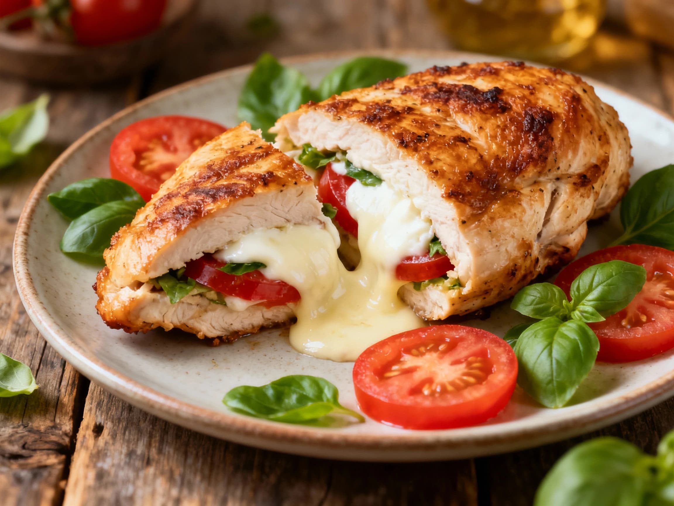 Caprese Stuffed Chicken Breast - Image 1