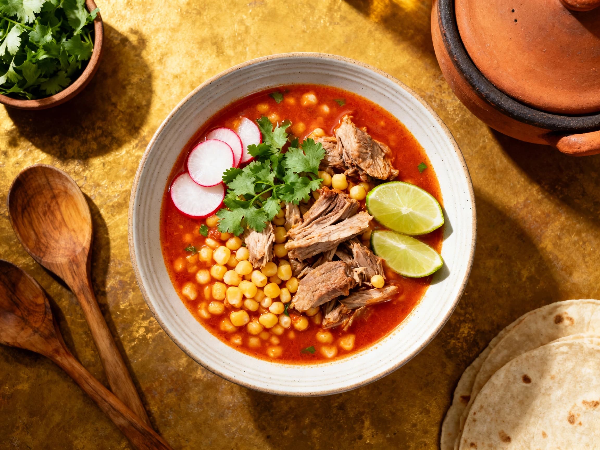 Traditional Pozole Rojo with Pork - Image 1