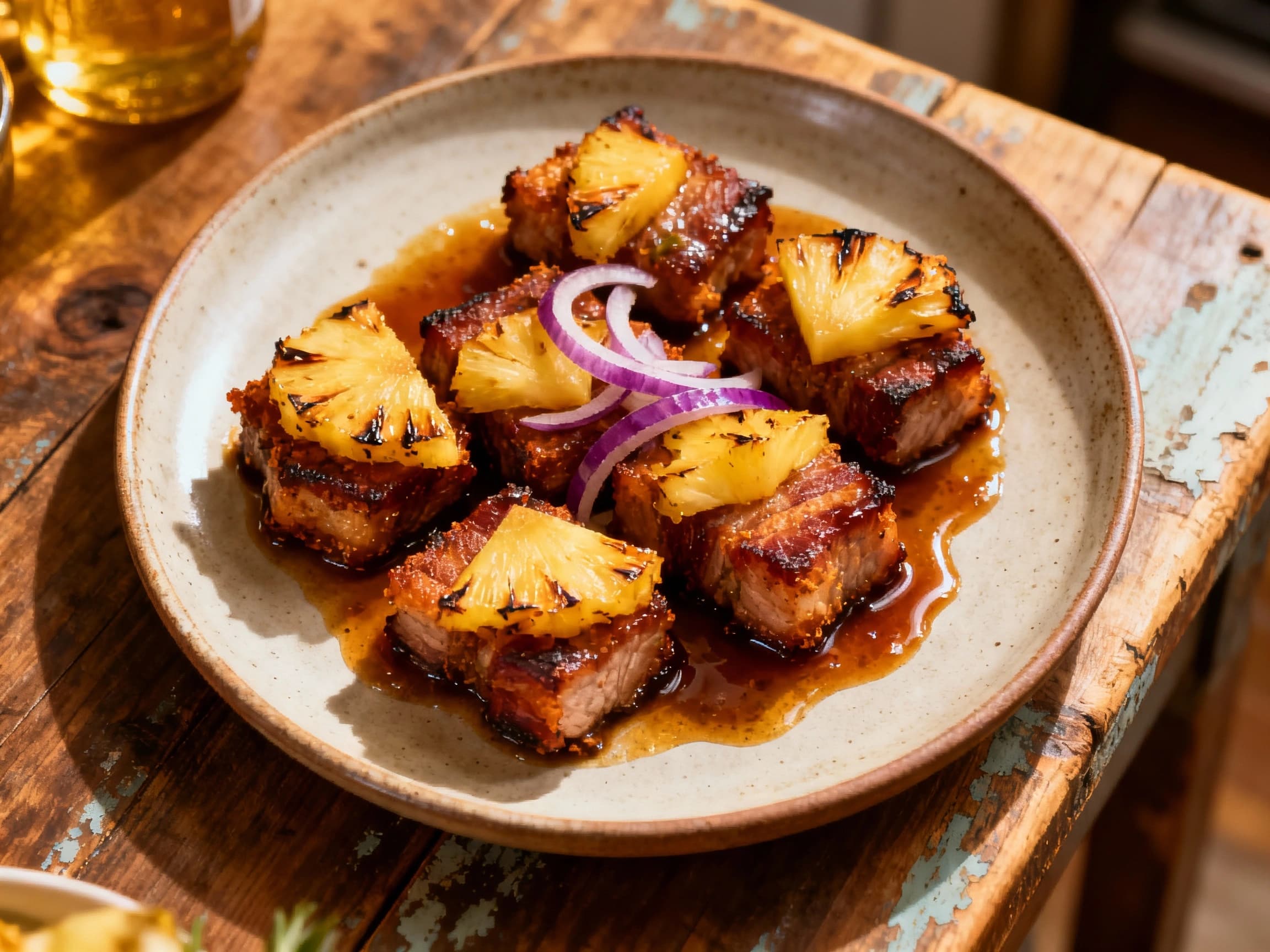 Crispy Al Pastor Pork Belly Bites - Image 1