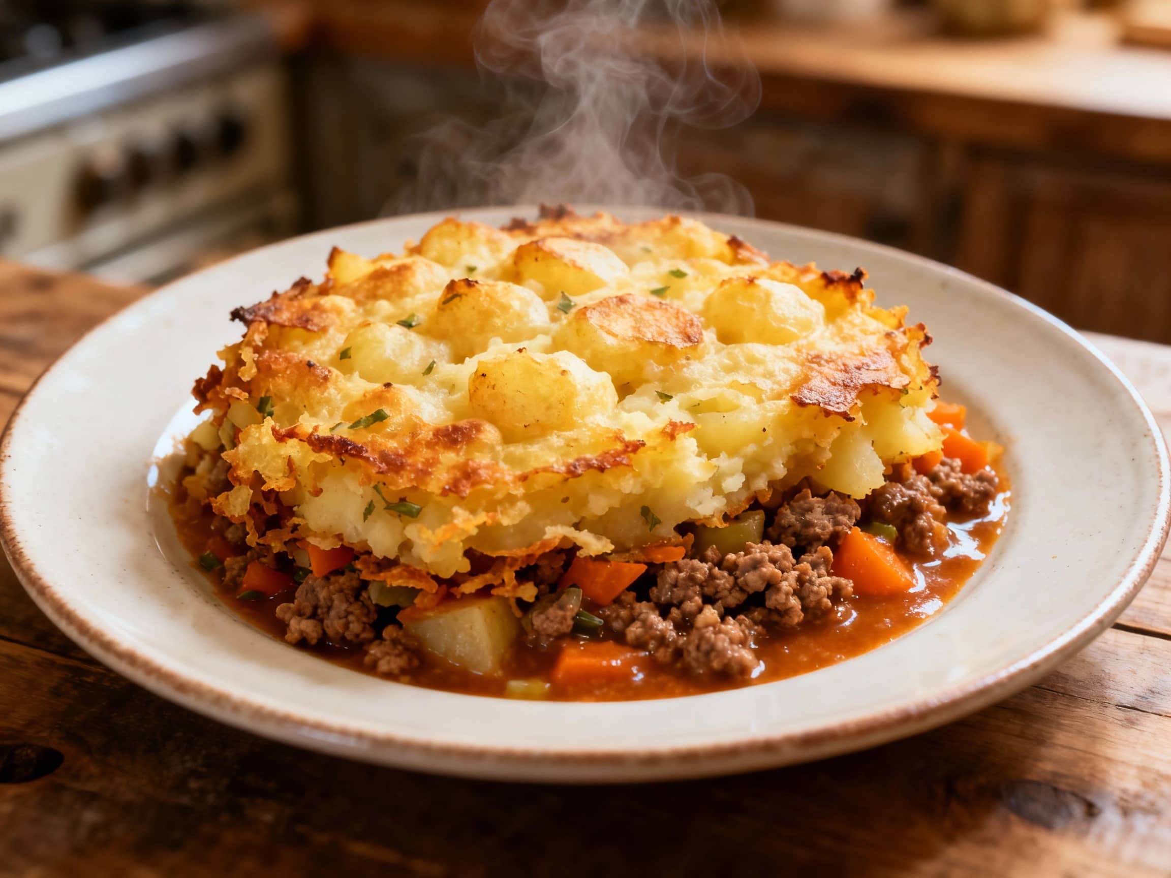Shepherd's Pie with Bubble and Squeak Topping