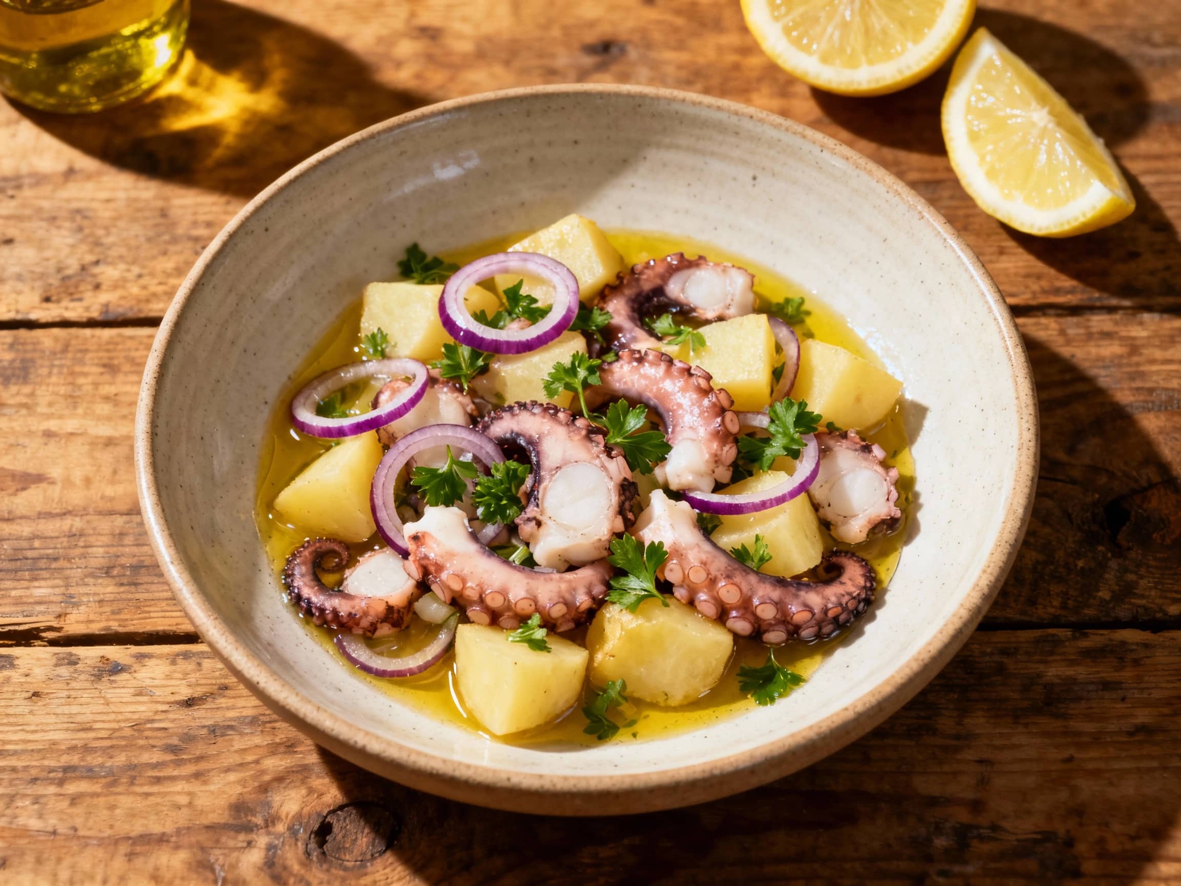 Pulpo a la Gallega Ceviche-Style Salad