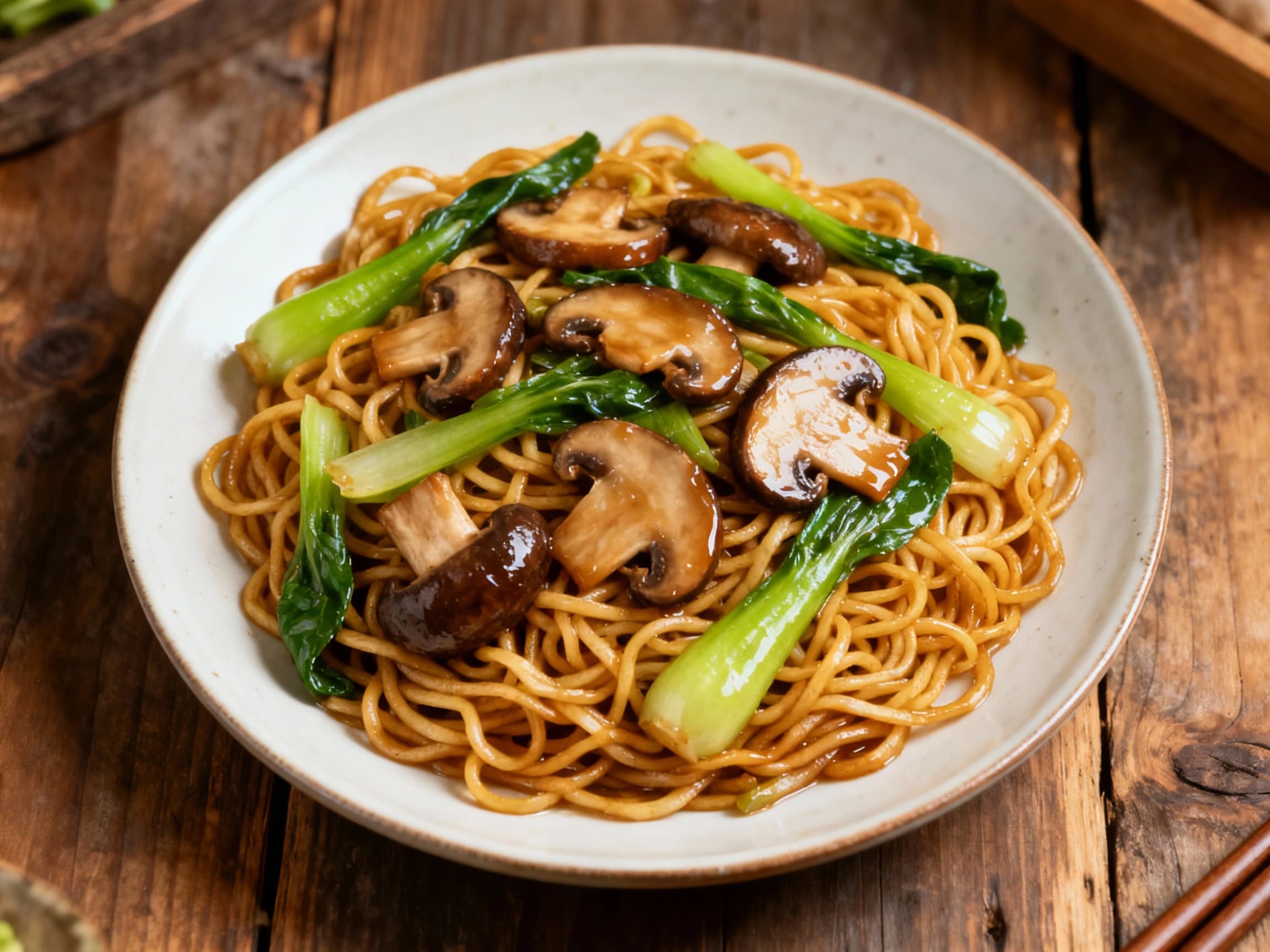 Vegetarian Mushroom Chow Mein - Image 1