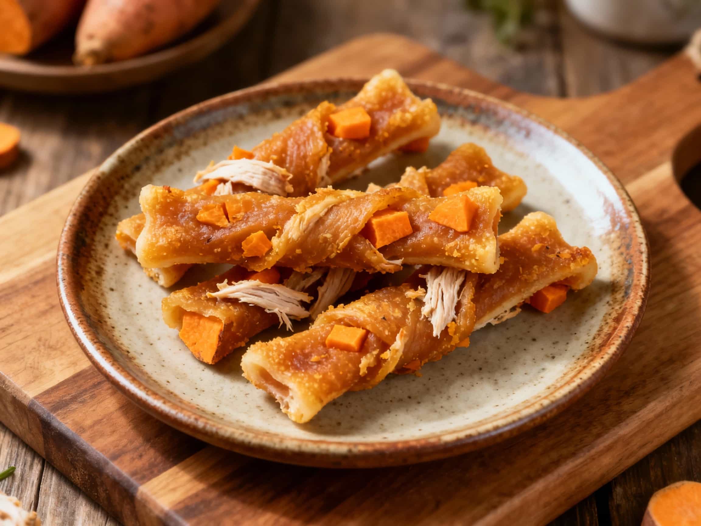 Sweet Potato & Turkey Dog Chews - Image 1