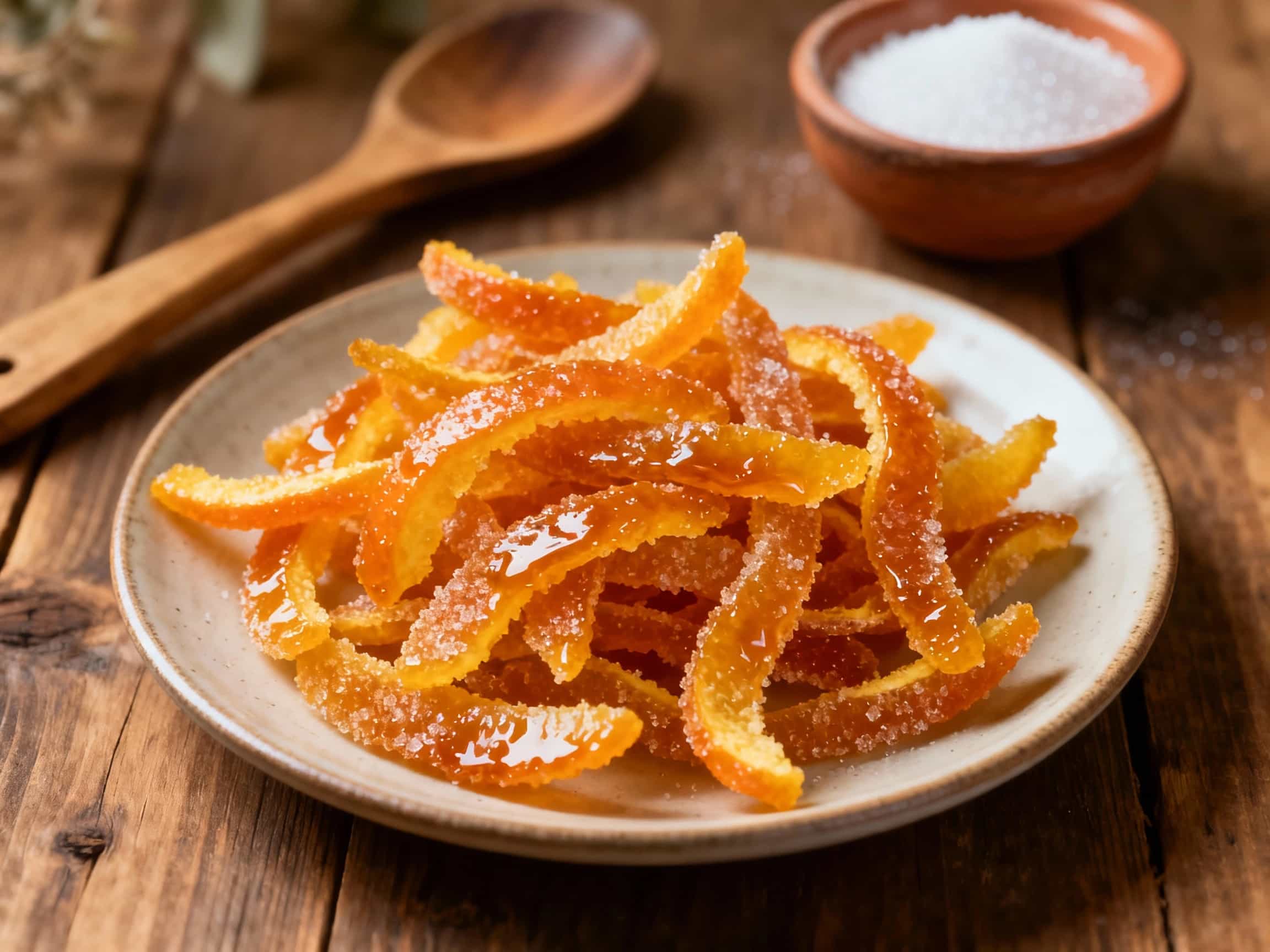Gourmet Candied Orange Peel Strips - Image 1