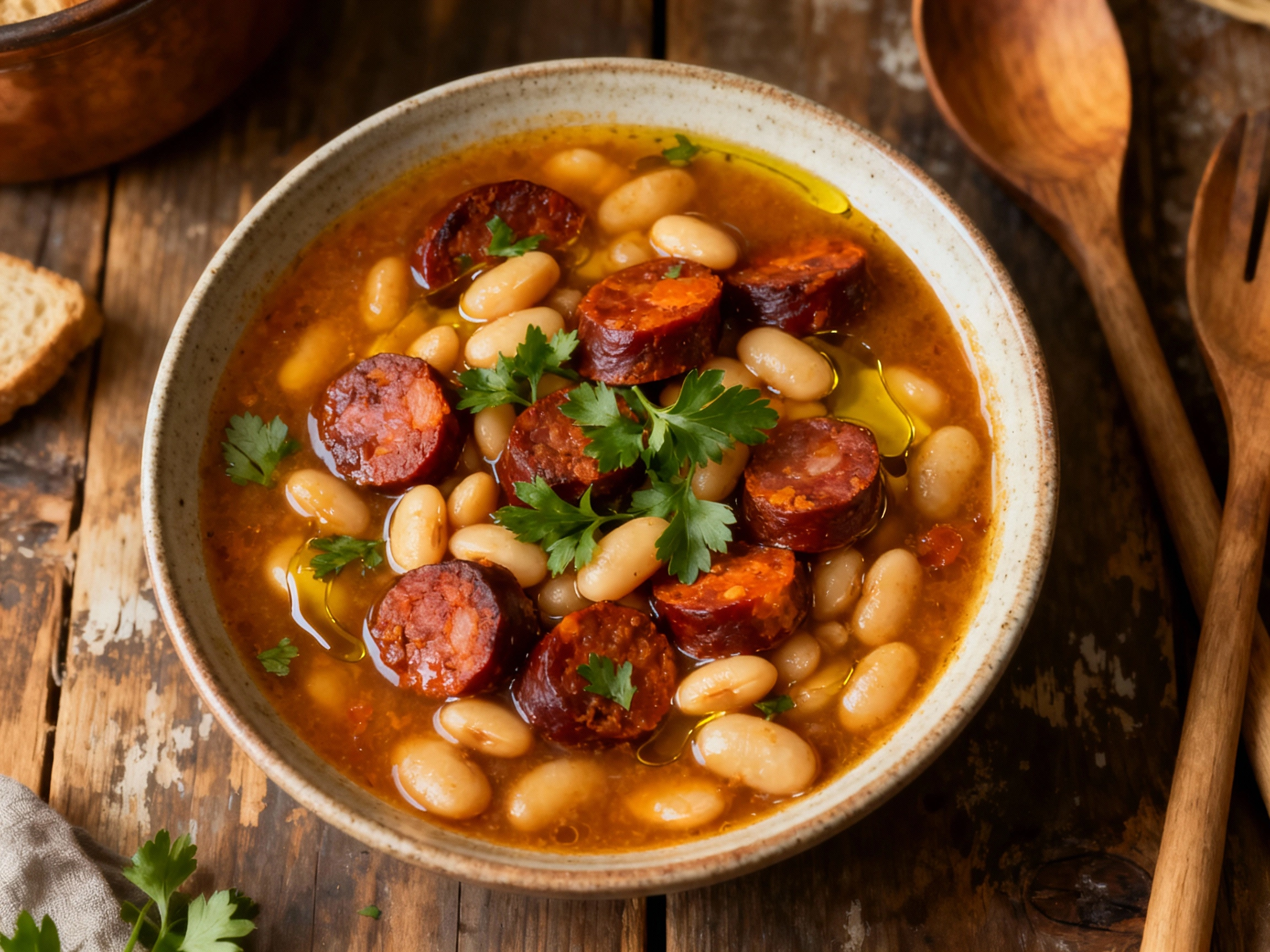Smoky Chorizo and Butter Bean Stew