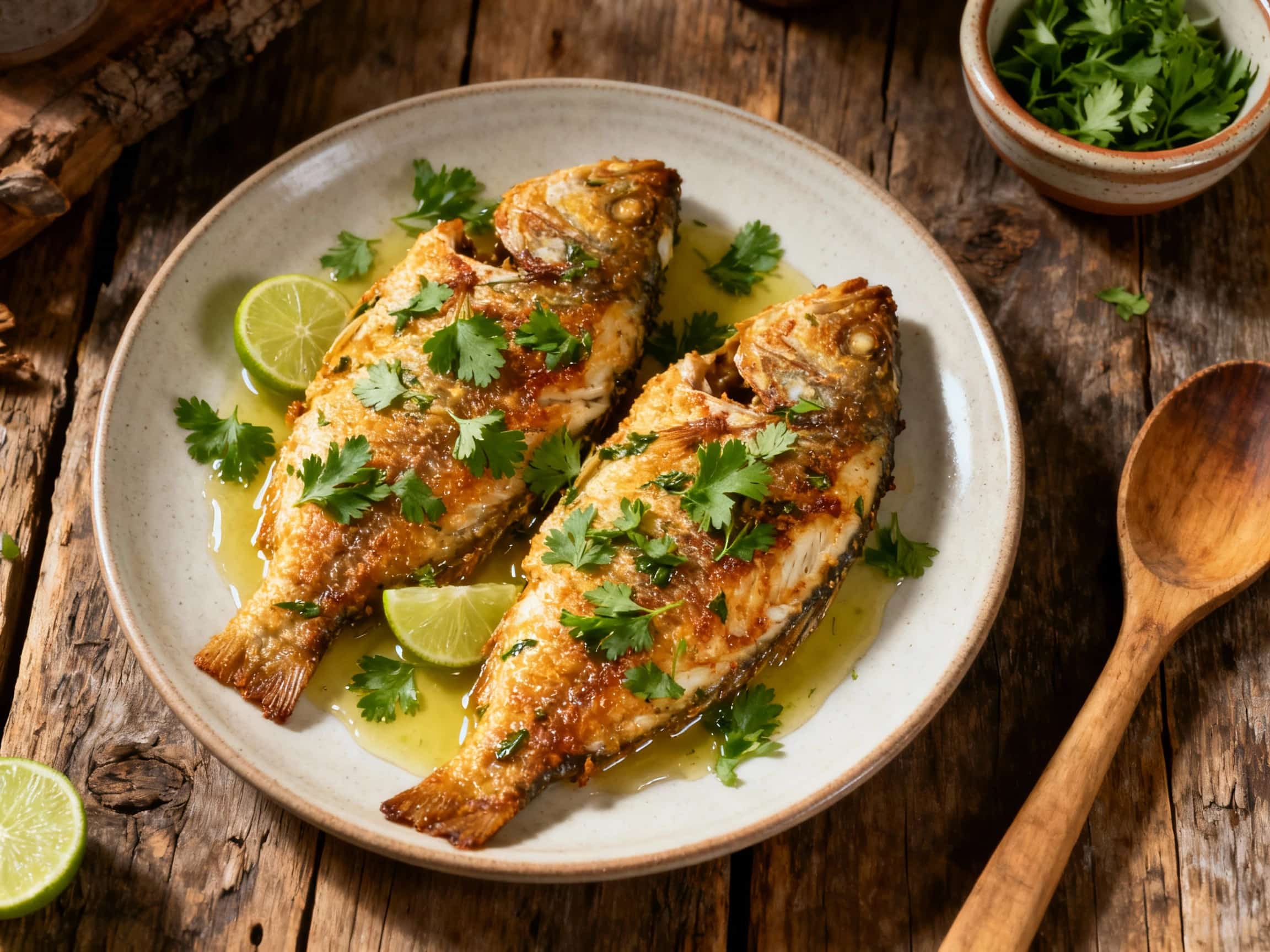 Persian Lime and Herb Baked Barramundi