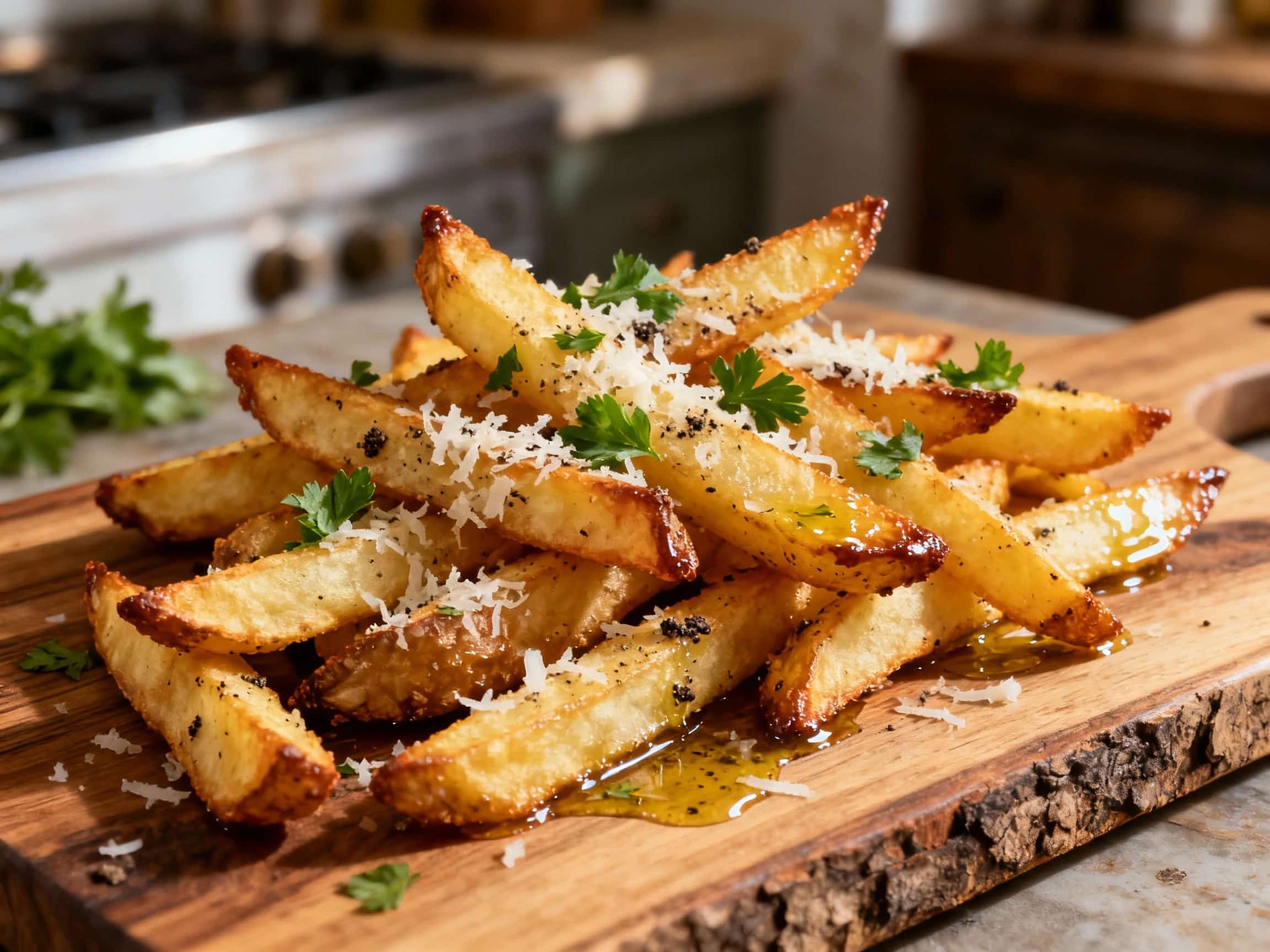 Garlic Parmesan Truffle Fries
