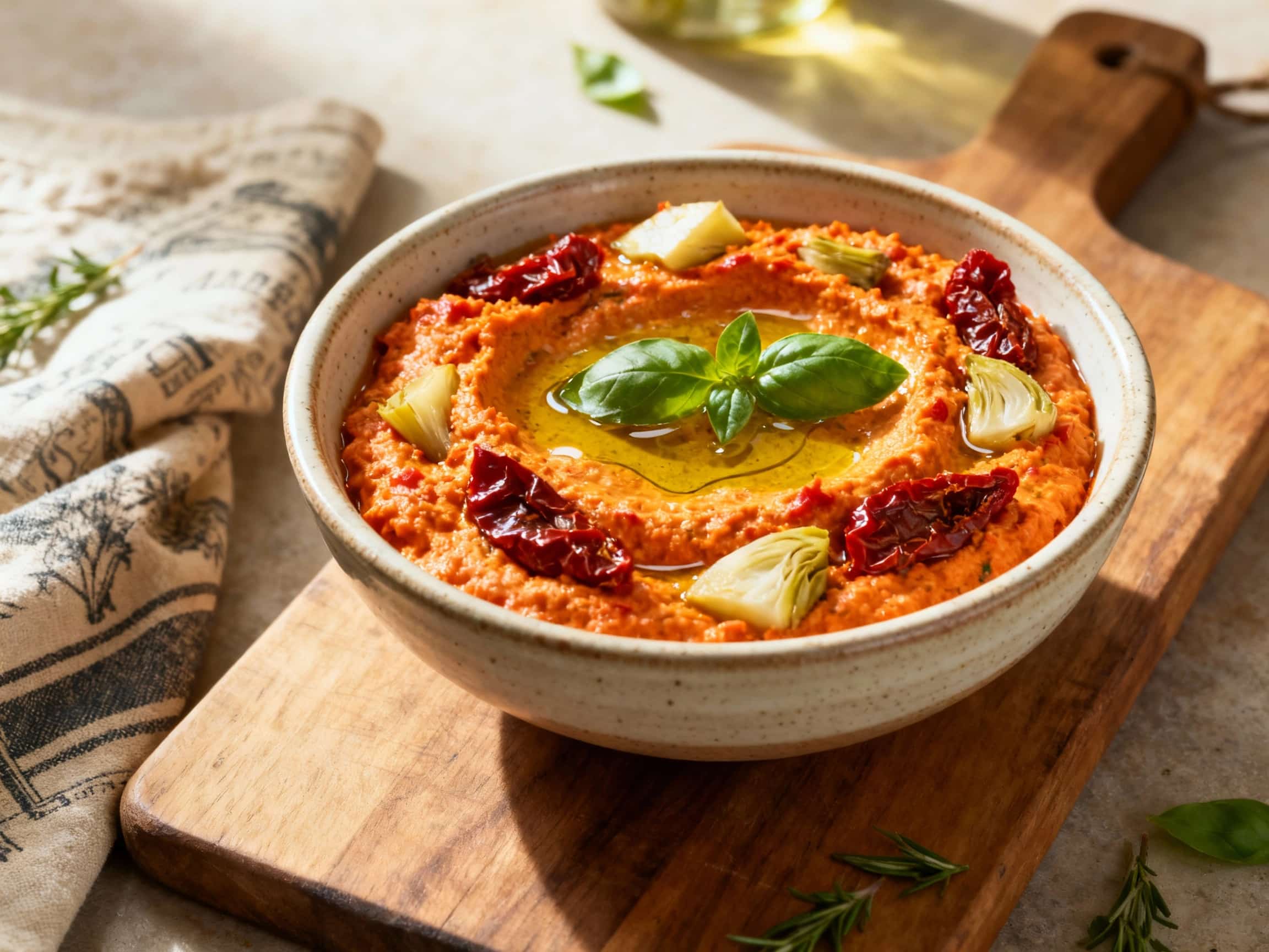 Sun-Dried Tomato and Artichoke Dip
