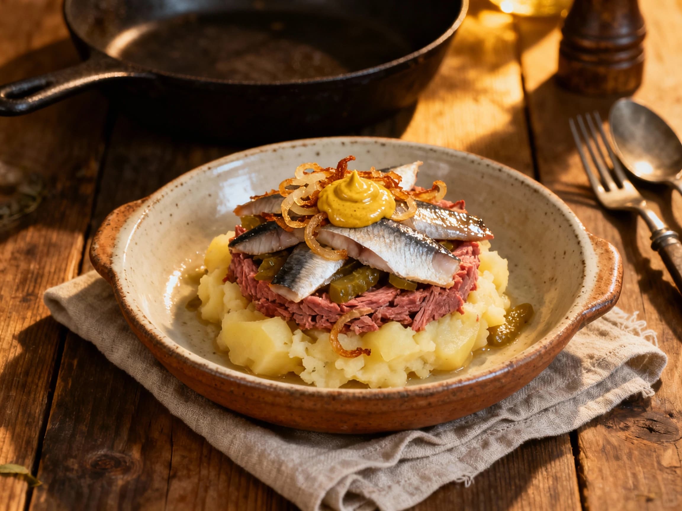 Classic Northern German Labskaus (Skillet Mash)