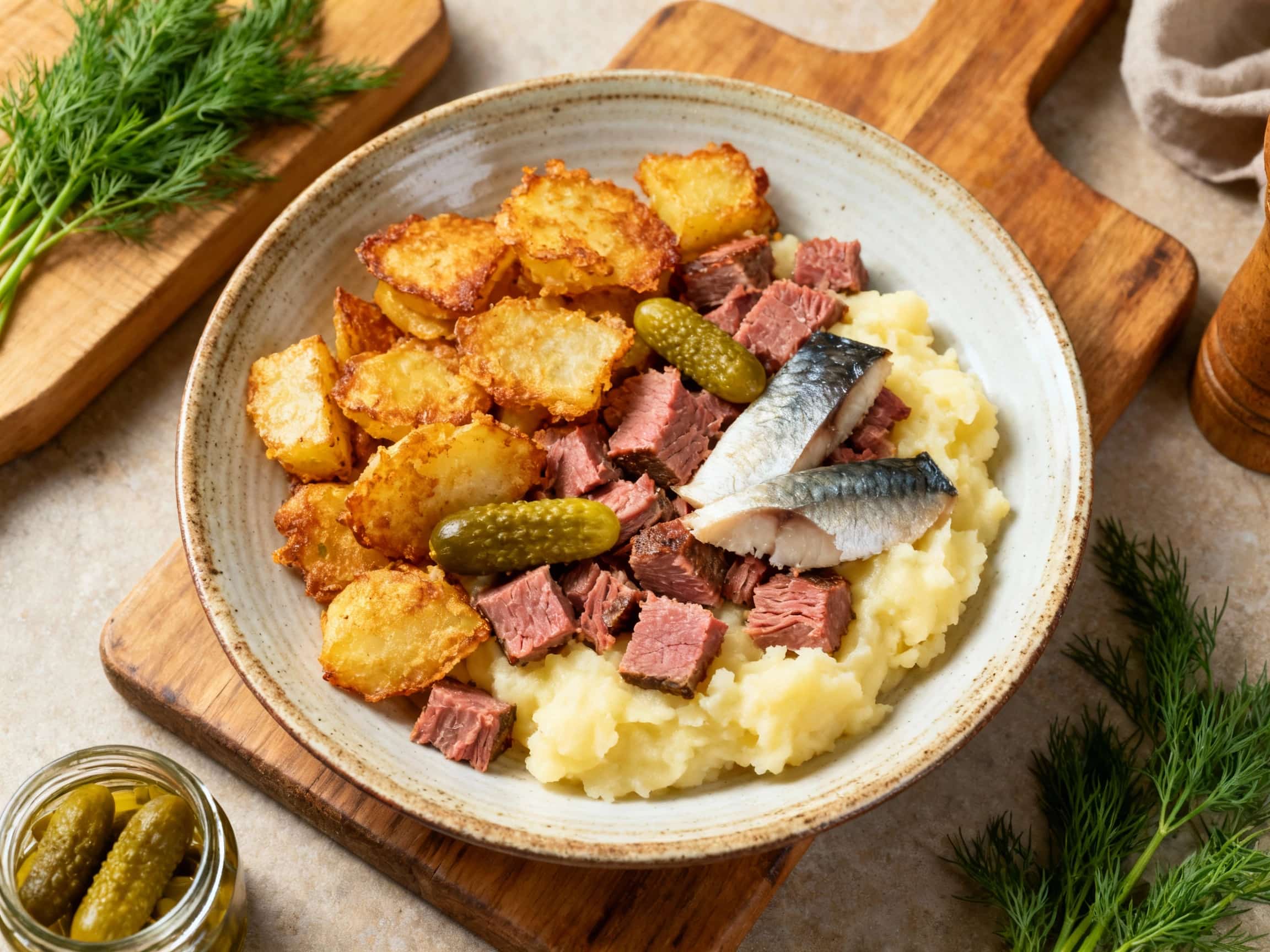 Labskaus Crispy Hash — Brunch Style