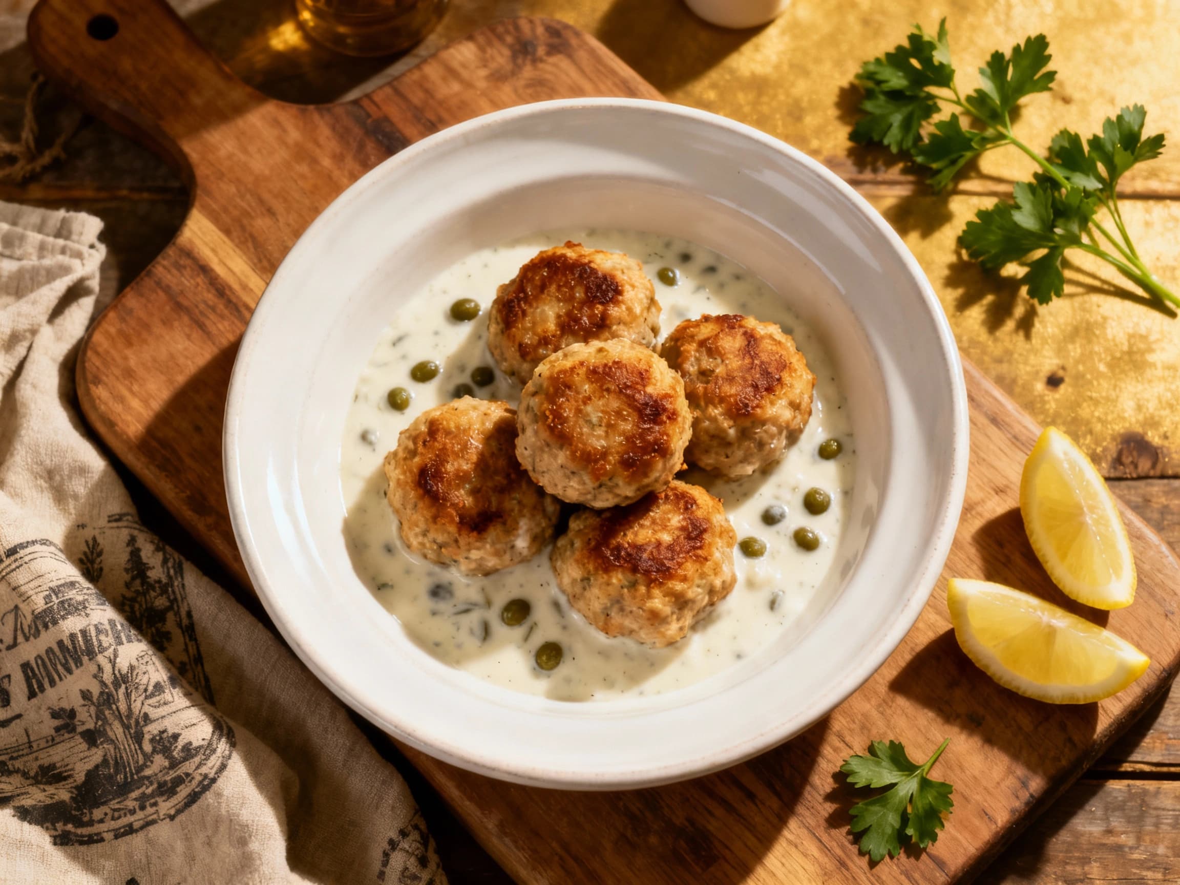 Königsberger Klopse (Weeknight Pan-Seared Shortcut)