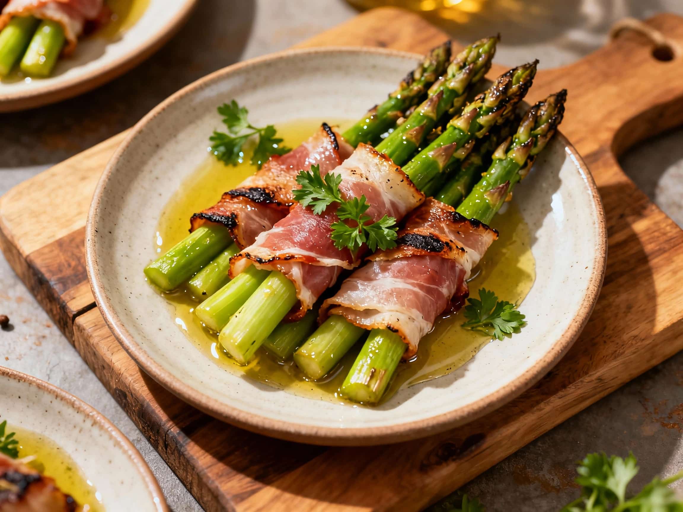 Schwarzwälder Schinken-wrapped Asparagus (appetizer)