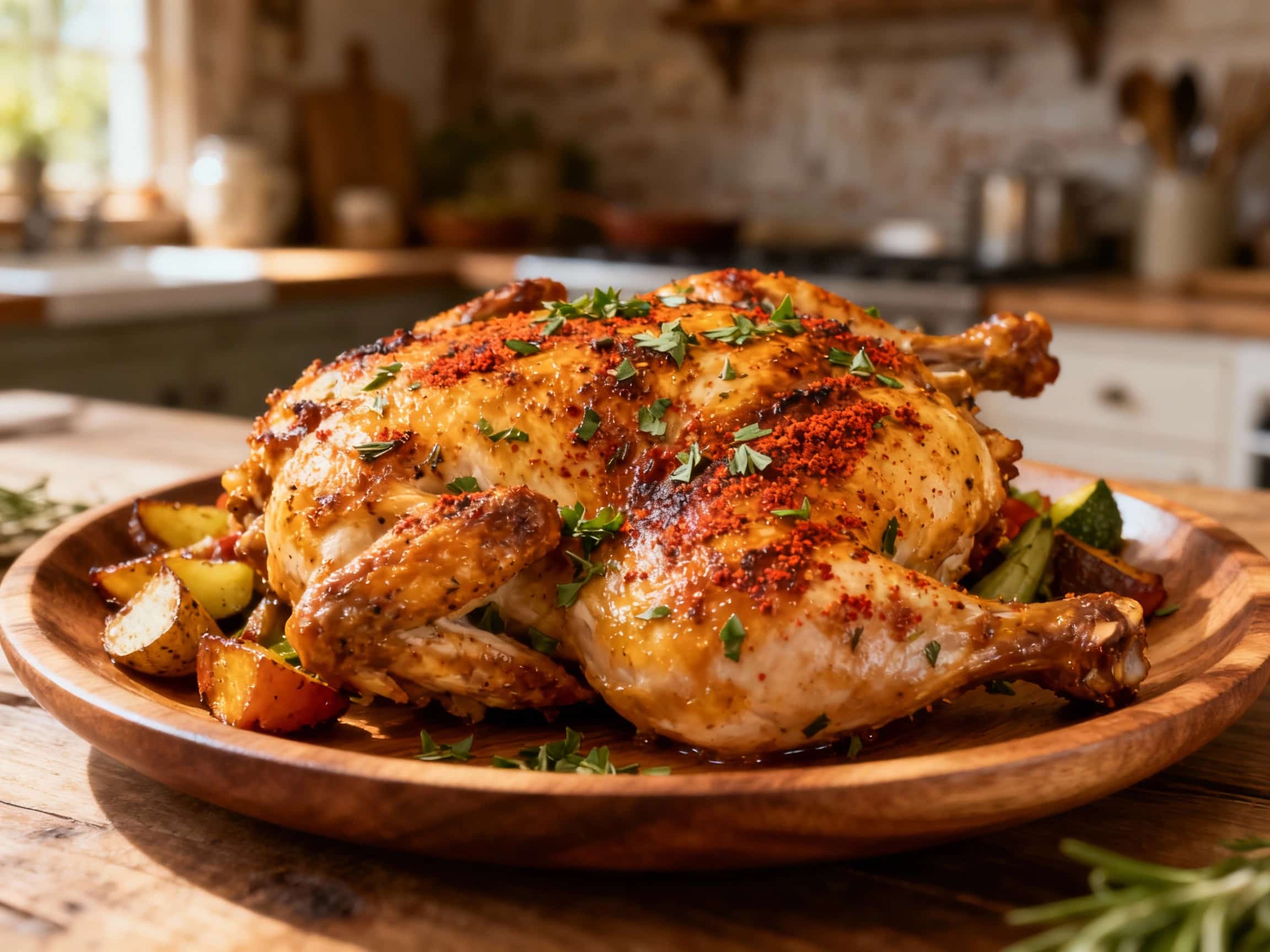 Smoked Paprika and Herb Rubbed Chicken