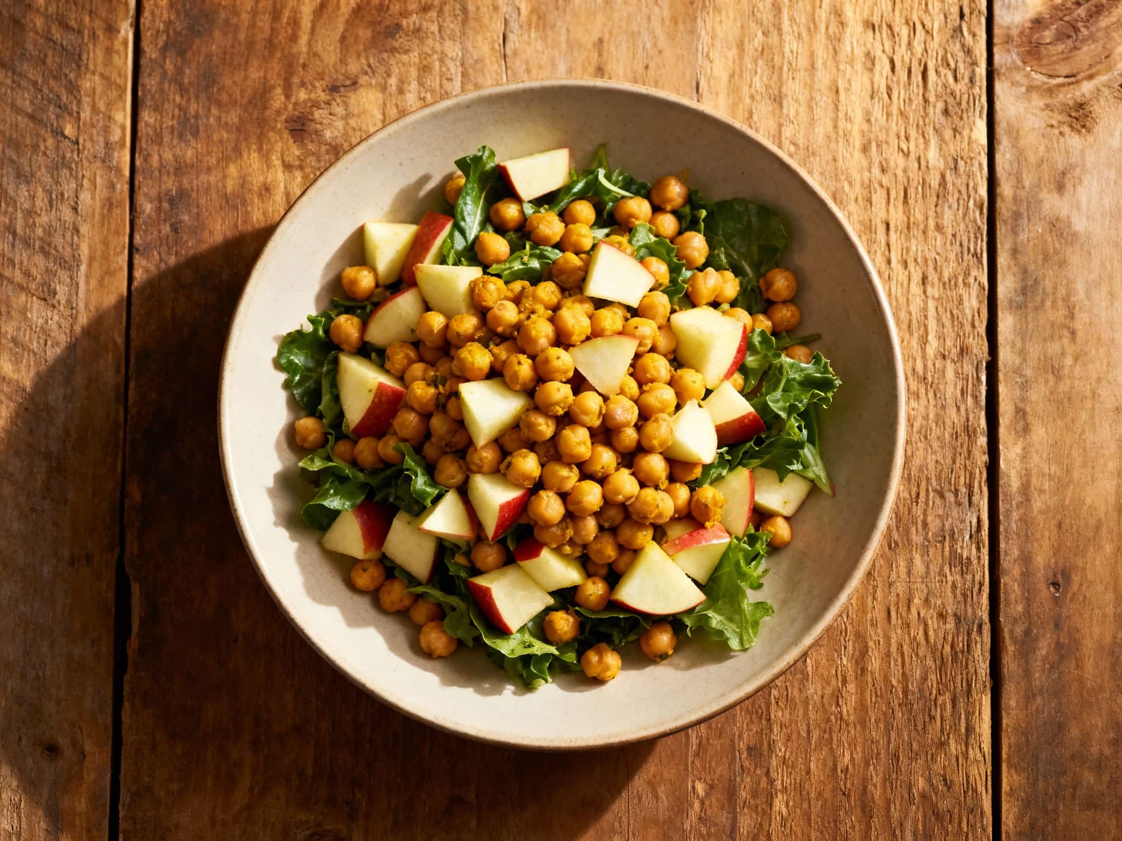 Curried Chickpea and Apple Salad
