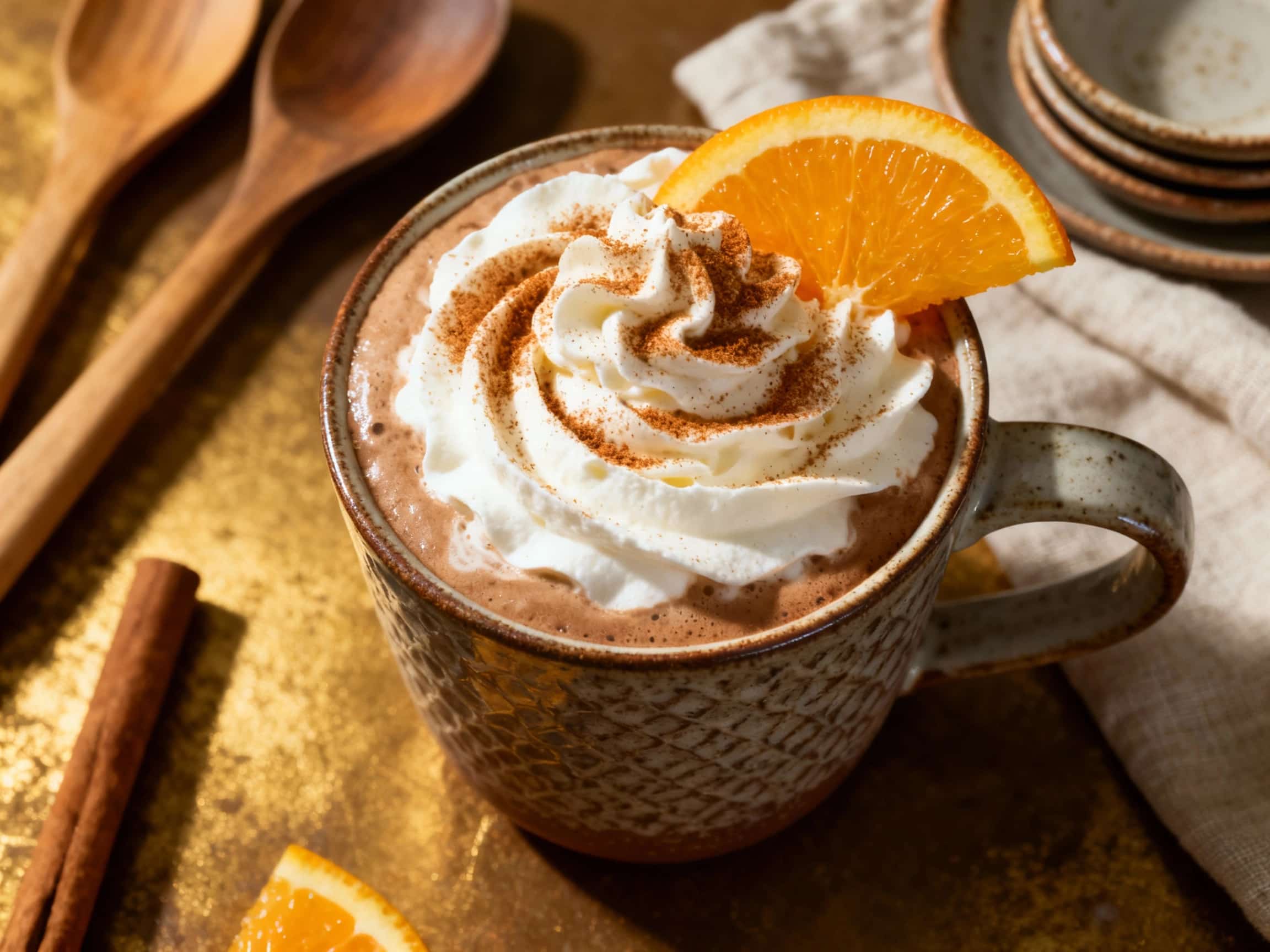 Spiced Orange Mocha Latte