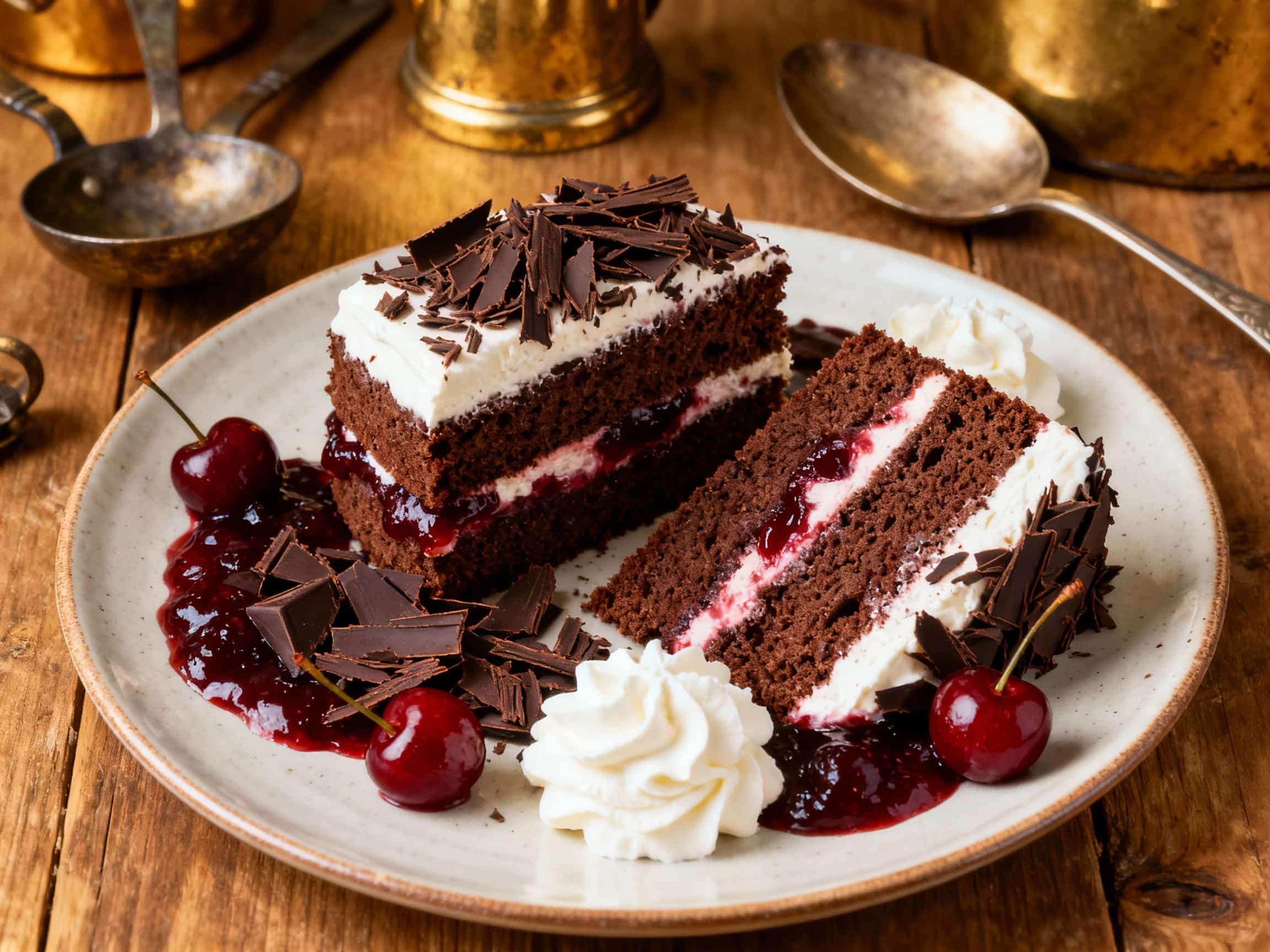 Deconstructed Black Forest Gateau
