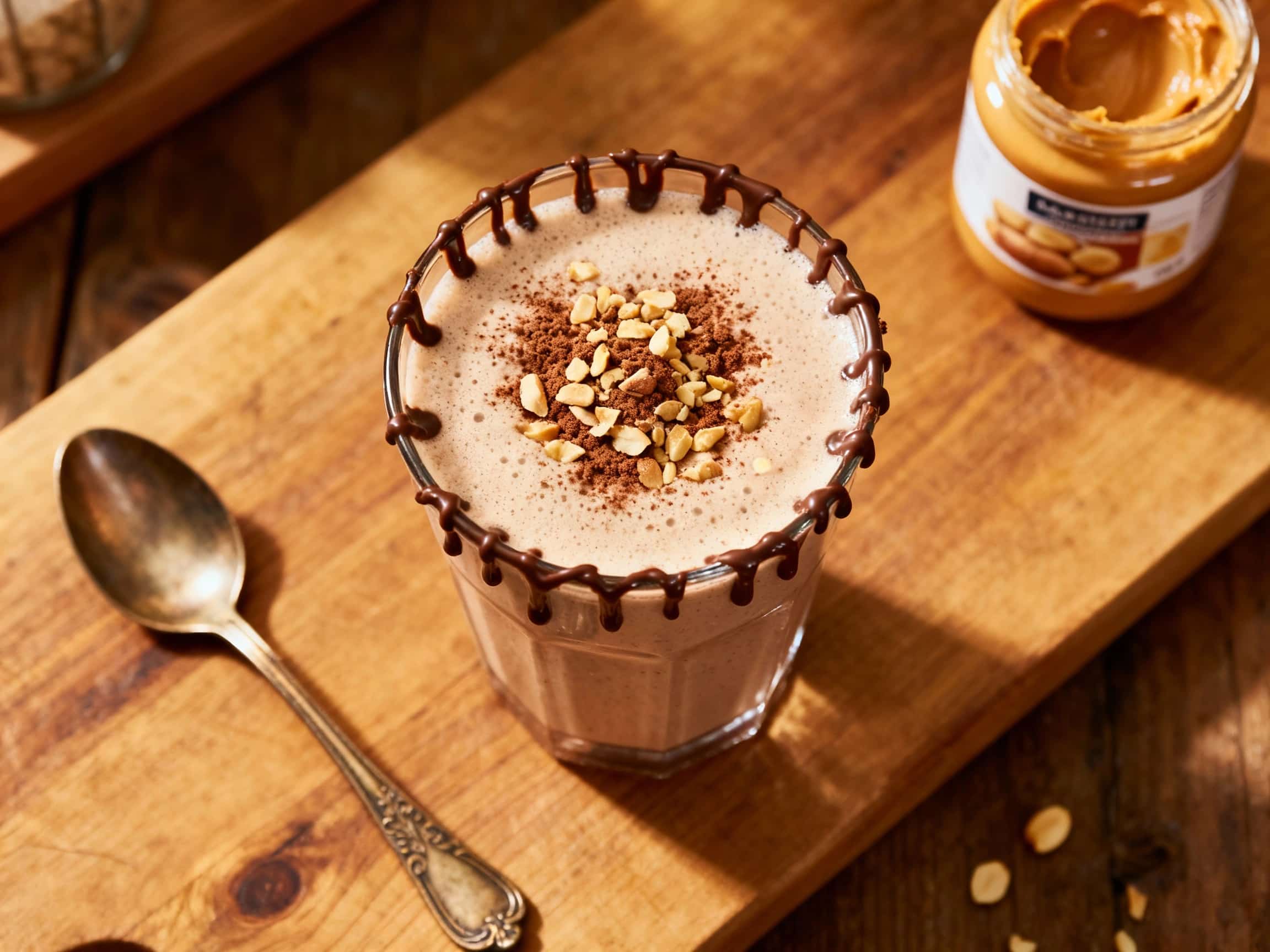 Chocolate Peanut Butter Protein Shake