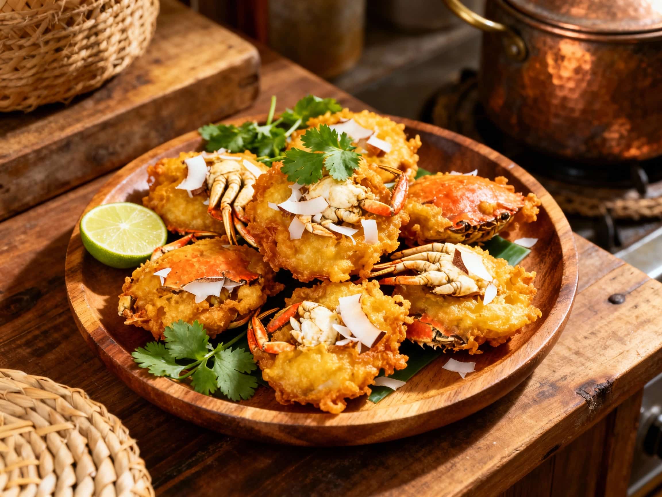 Thai Coconut Crab Fritters