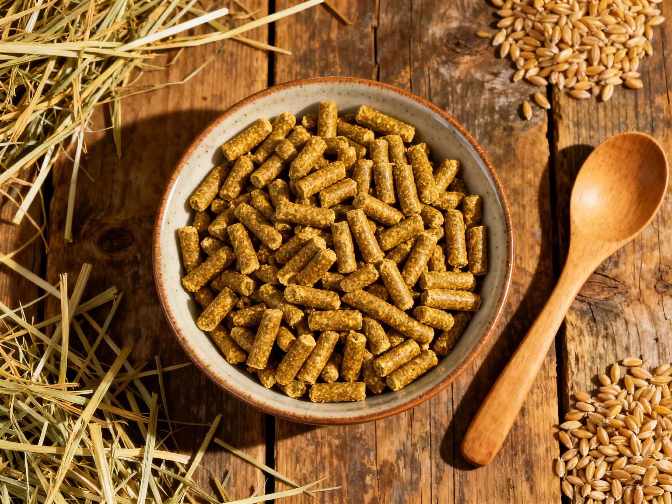 Custom Hay and Grain Pellet Blend