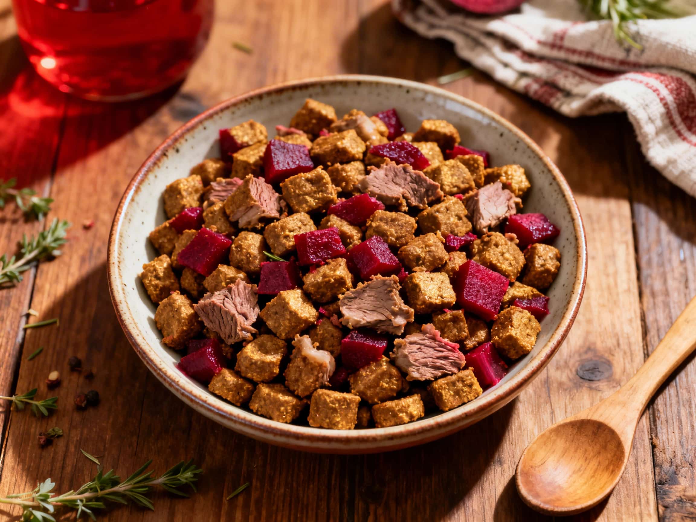 Beef Liver & Beetroot Kibble for Active Dogs